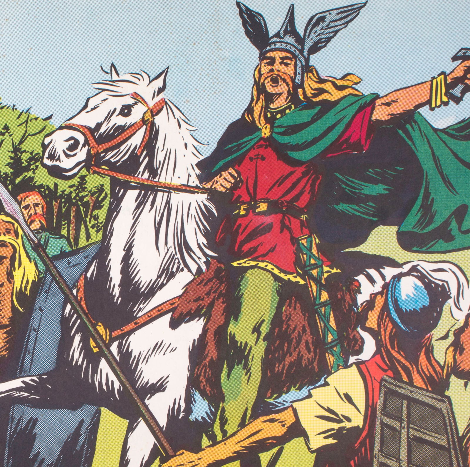 Vintage History french School Poster, Georges Lang 2 and 7 circa 1950 - 3