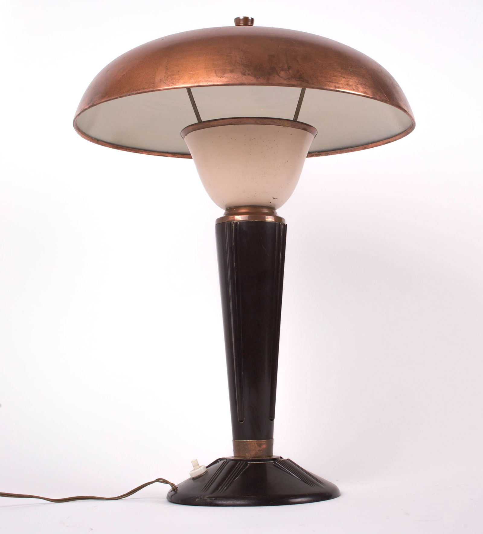 FRENCH MODERNIST MID CENTURY DESK LAMP JUMO BAKELITE ADNET - 3