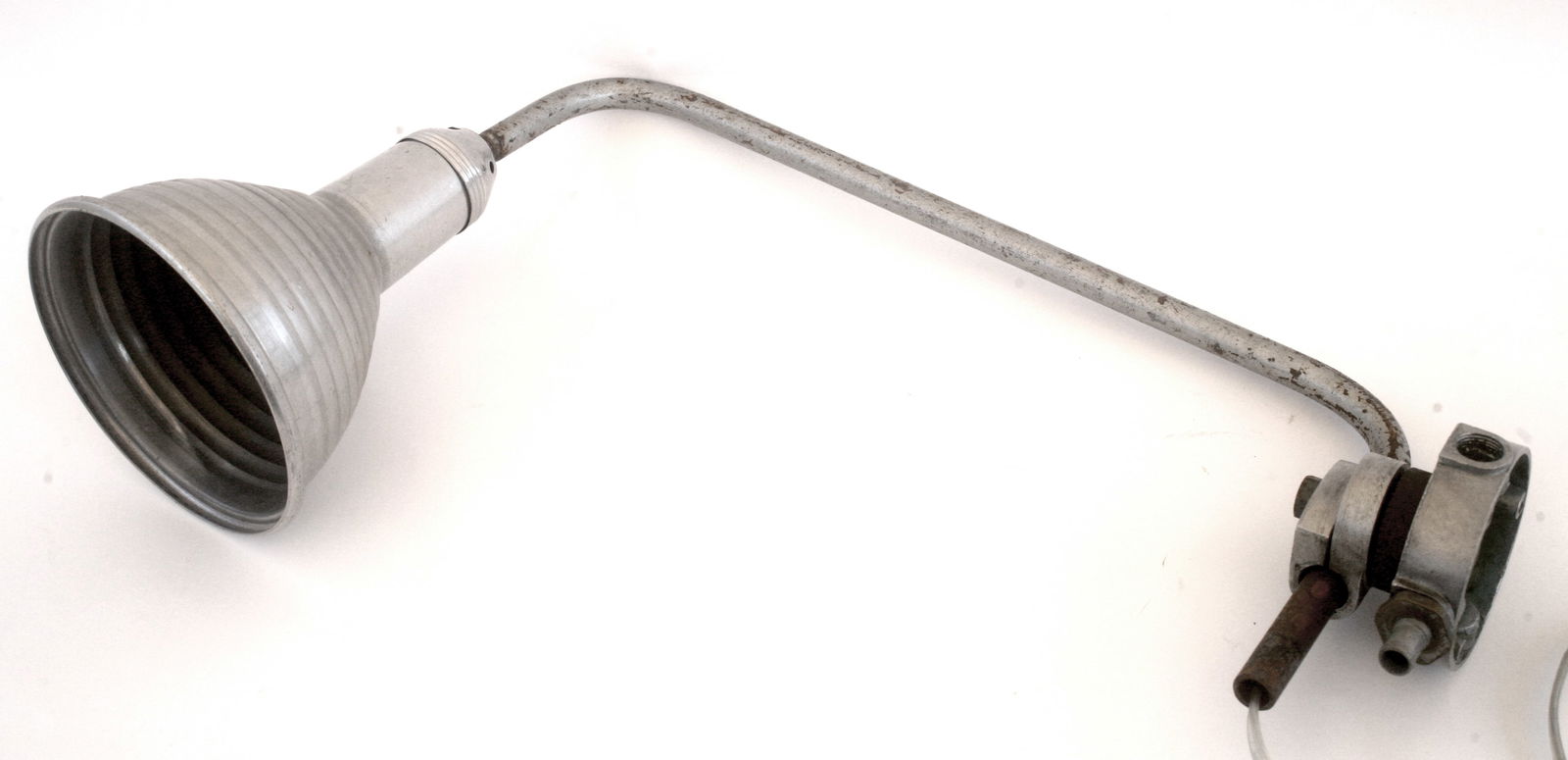 FRENCH INDUSTRIAL ART DECO MODERNIST SWINGING TASK LAMP - 2