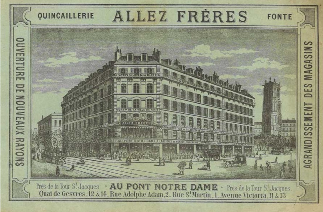 Allez Freres French scale 19th. Roberval balance - 4