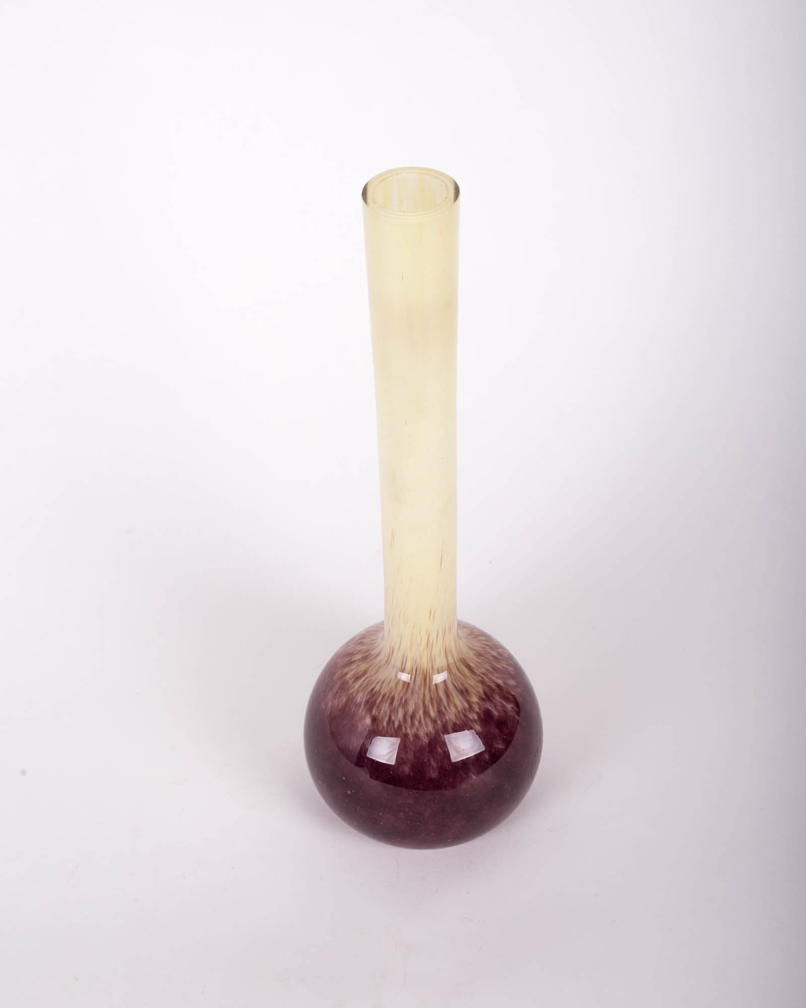 André Delatte Art Deco berluze vase 1920 yellow cream - 2