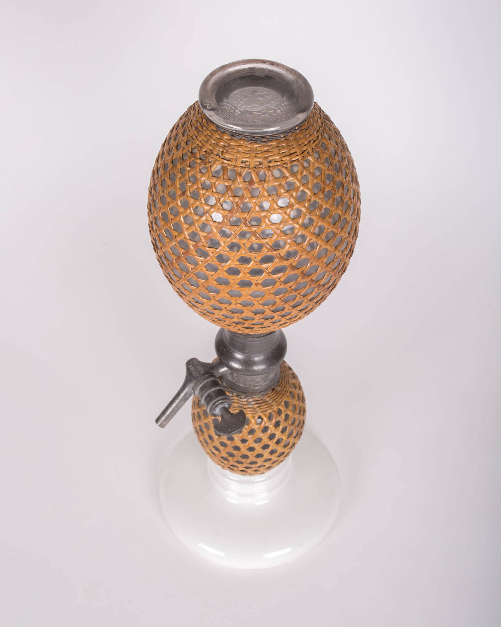 19th Century French Seltzer Siphon ceramic base (1 of 4)
