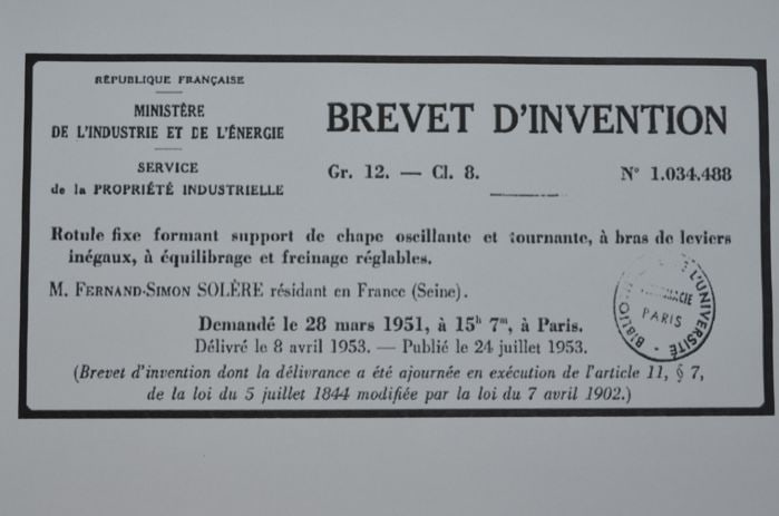 French mid century Solere Lamp - 5