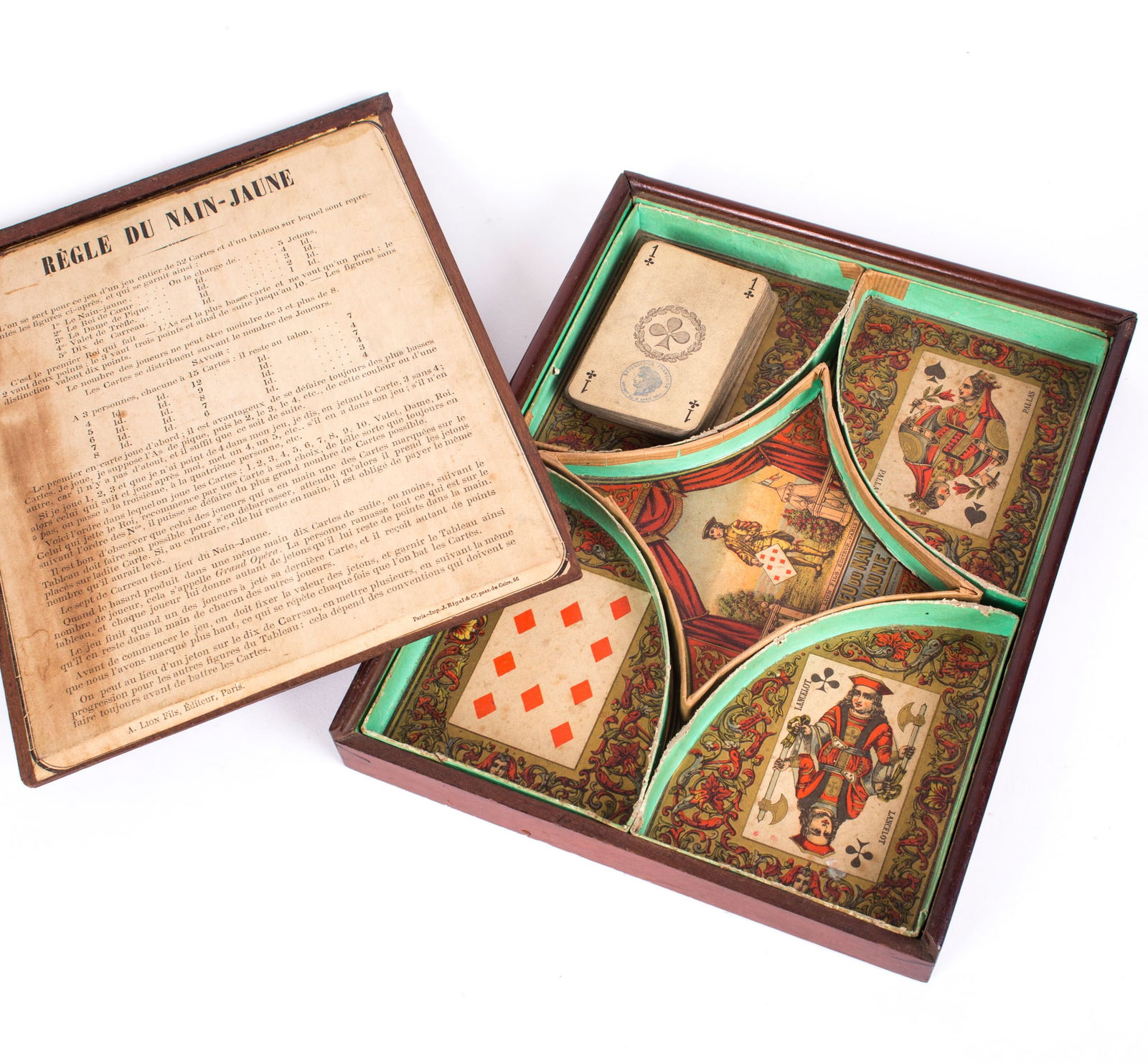 French board game Nain Jaune 1850/1880 French suite Tom Pouce - 2