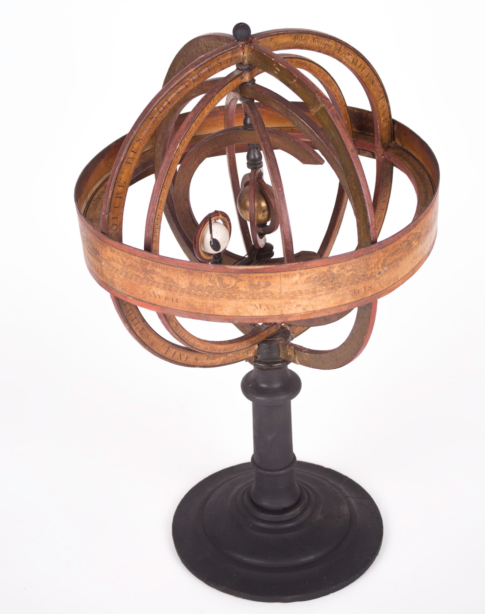 French Copernican heliocentric Armillary Sphere Delamarche - 4