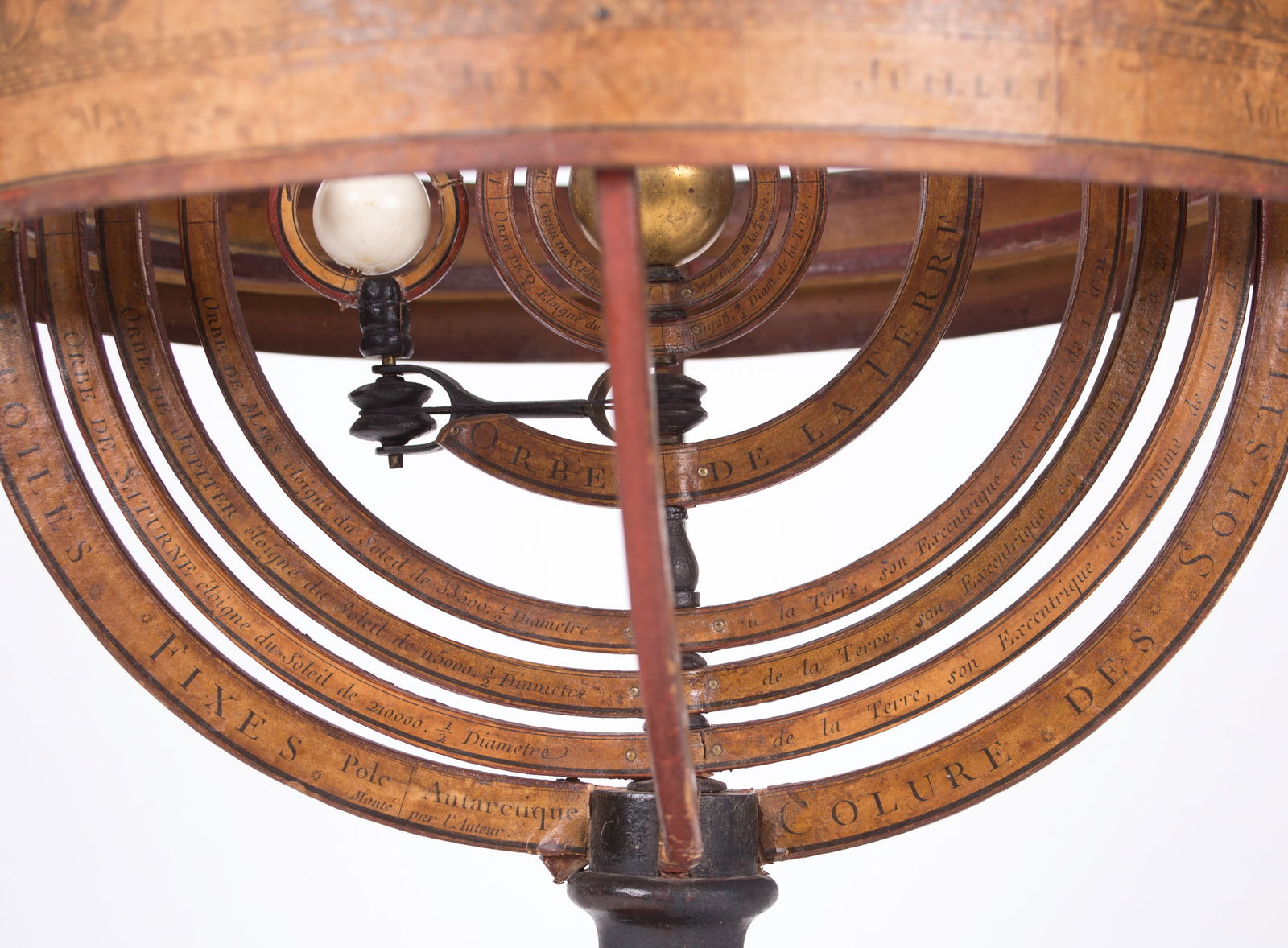 French Copernican heliocentric Armillary Sphere Delamarche - 5