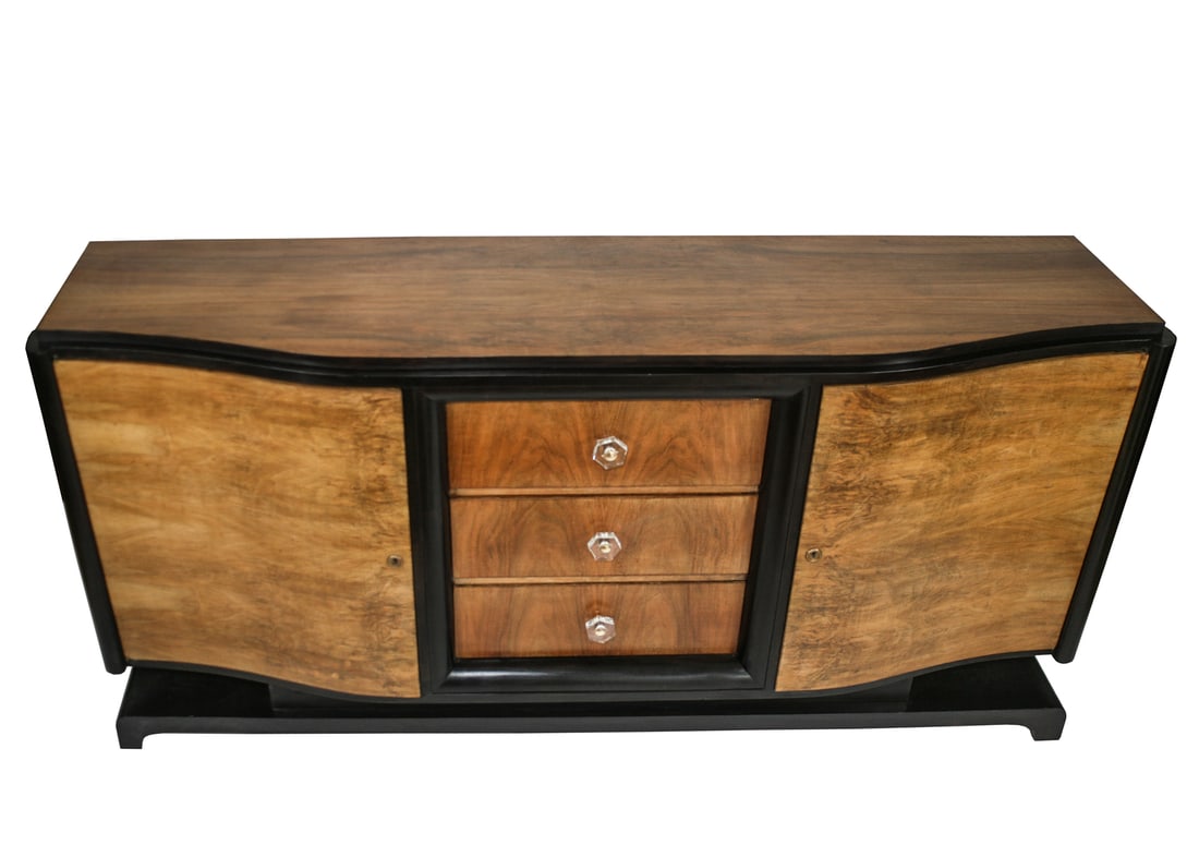 FRENCH ART DECO CUBIST MODERNIST SIDEBOARD DOMINIQUE ADNET - 3