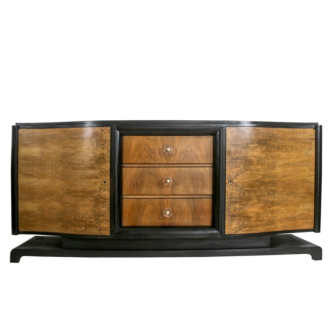 FRENCH ART DECO CUBIST MODERNIST SIDEBOARD DOMINIQUE ADNET - 5