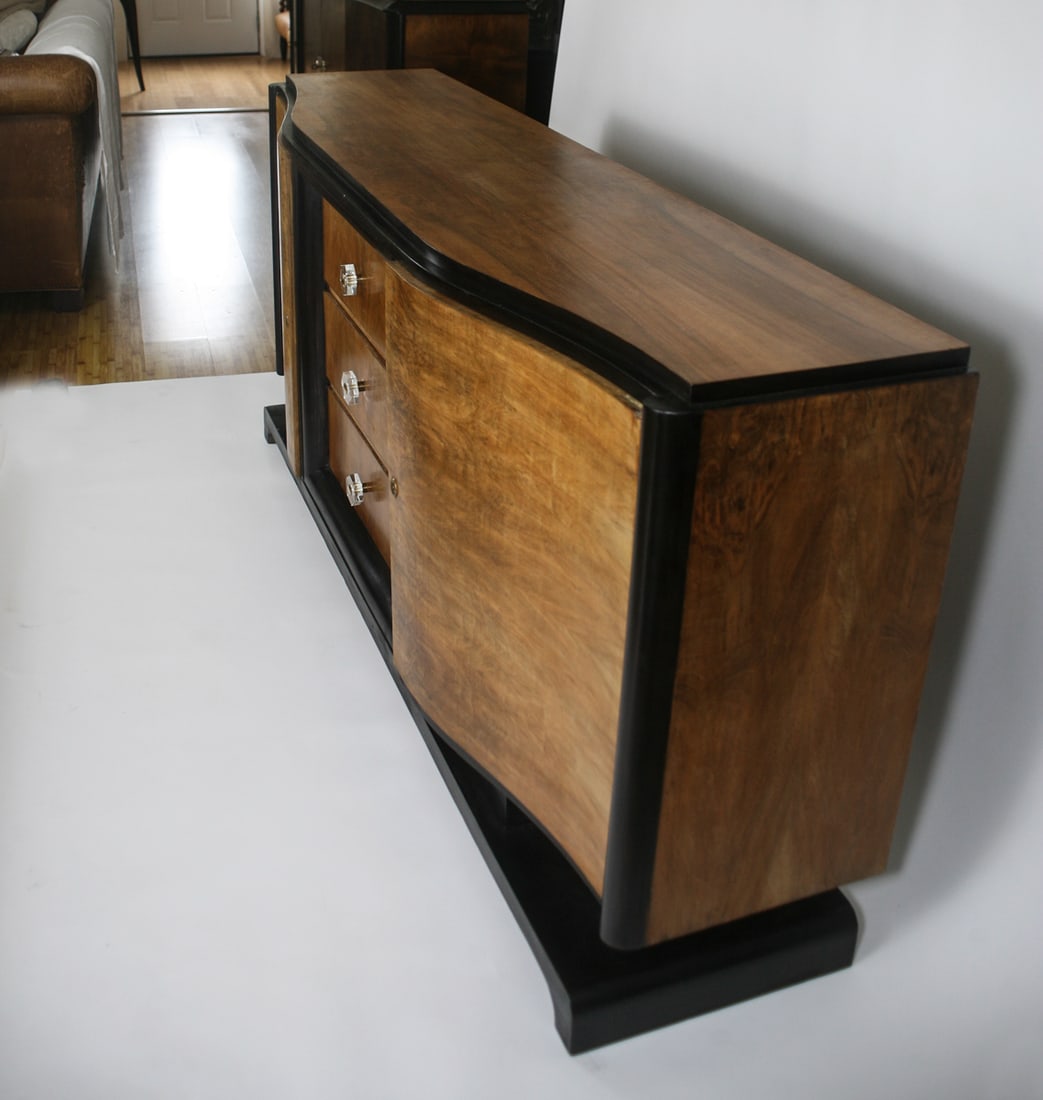 FRENCH ART DECO CUBIST MODERNIST SIDEBOARD DOMINIQUE ADNET - 7