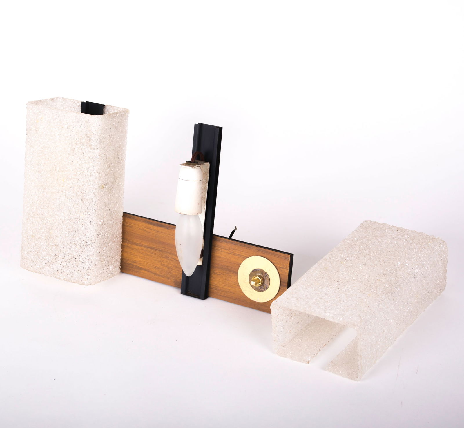 Single sconce Lunel Arlus French mid century - 3