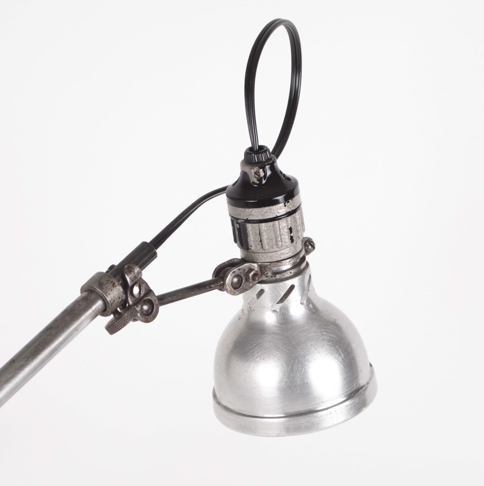 French industrial modernist task lamp Lumina mounted on a base - 2