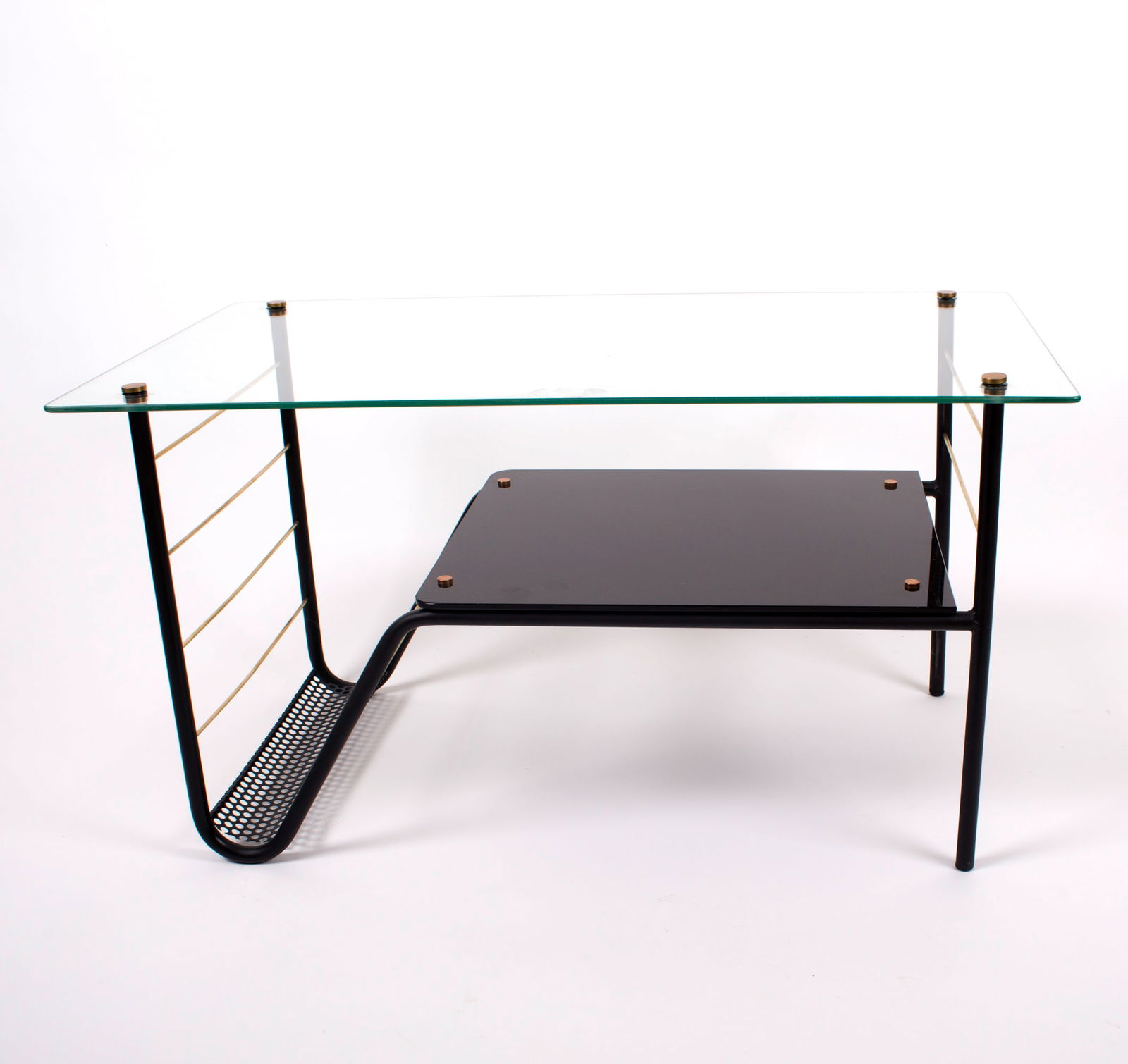 FRENCH MID CENTURY COFFEE TABLE GUARICHE manner (1 of 6)