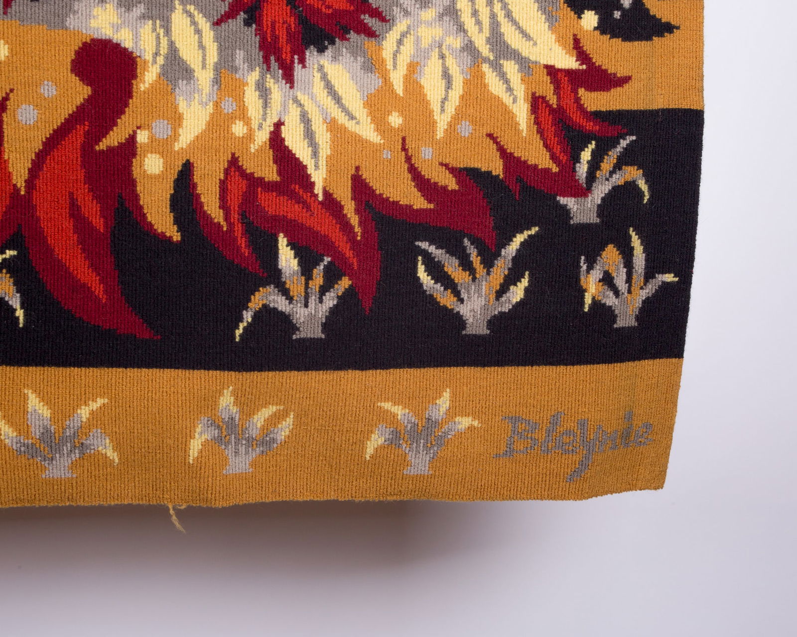 copy of Claude Bleynie mecanic jacquart tapestry mid century - 3