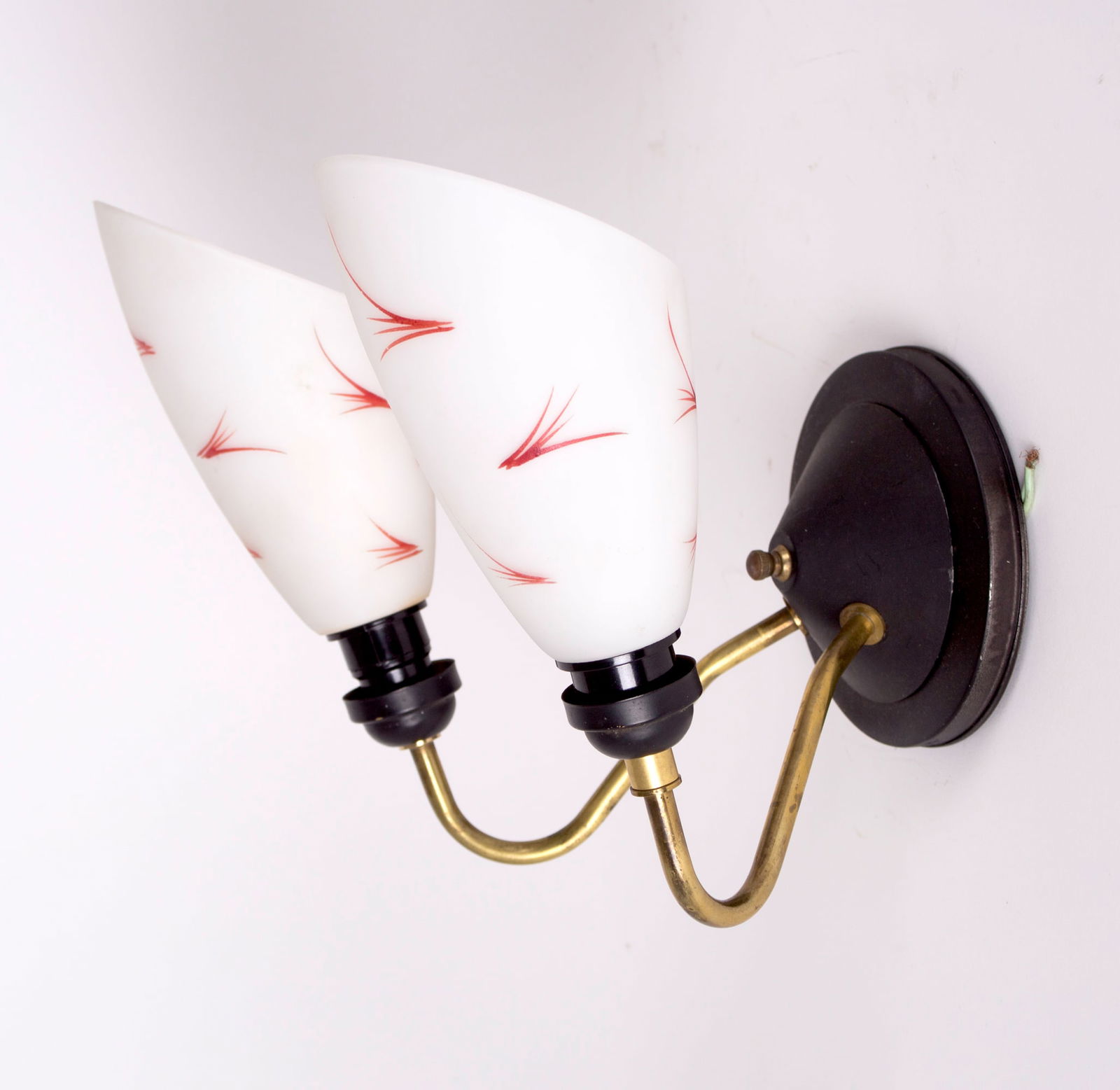 Pair of French mid century Arlus Sconces - 3