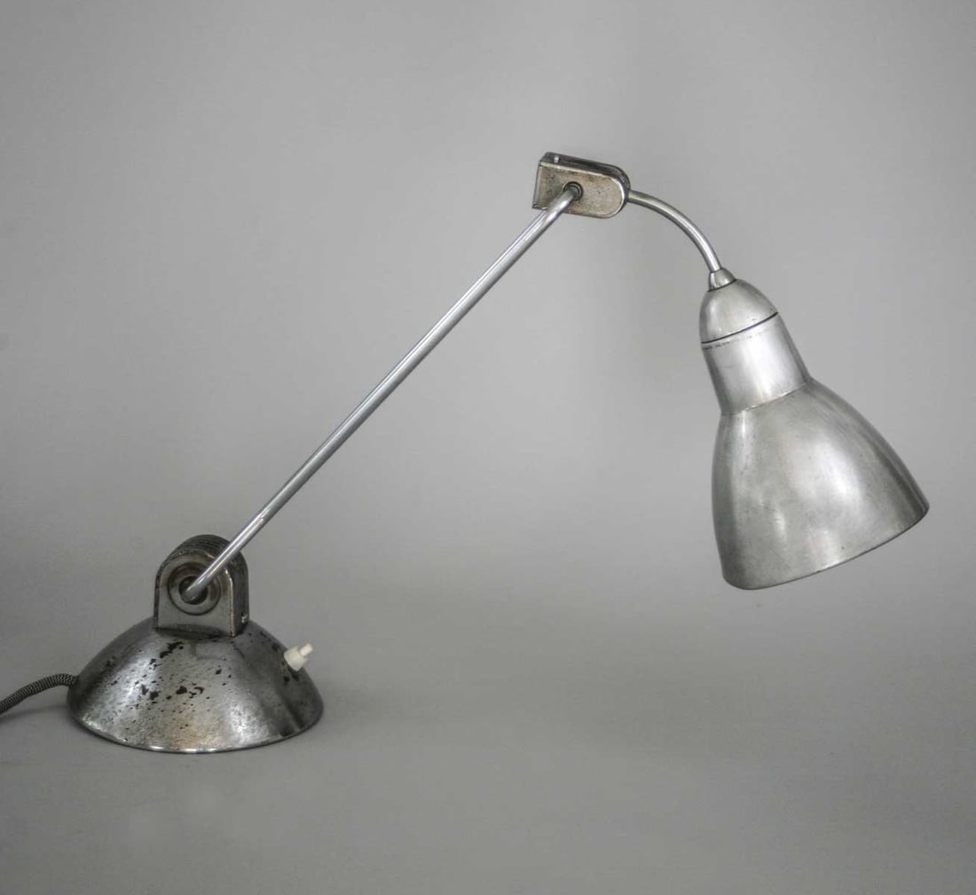 FRENCH MODERNIST DESK LAMP JUMO 610 PERRIAND small reflector - 3
