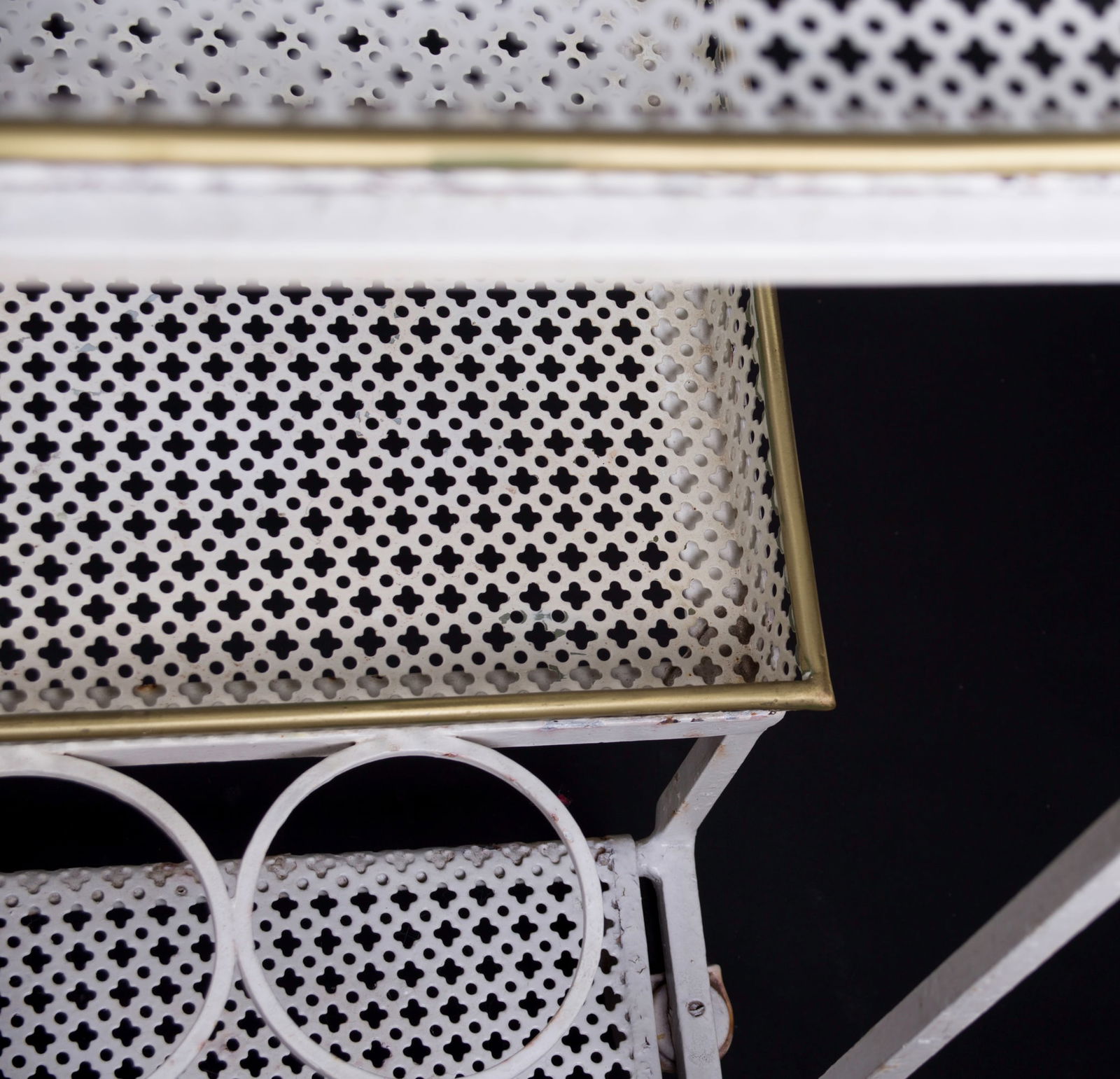 FRENCH MODERNIST serving table MATEGOT original paint - 5