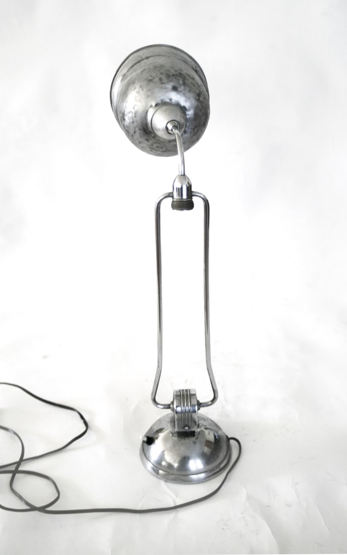 FRENCH MODERNIST DESK LAMP JUMO 610 PERRIAND small reflector 2 - 2