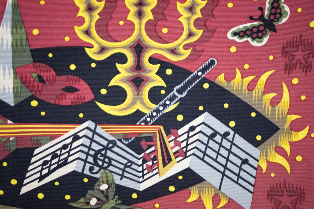 FRENCH TAPESTRY JEAN PICART LEDOUX MODERNIST AUBUSSON MID CENTURY Robert Four - 3