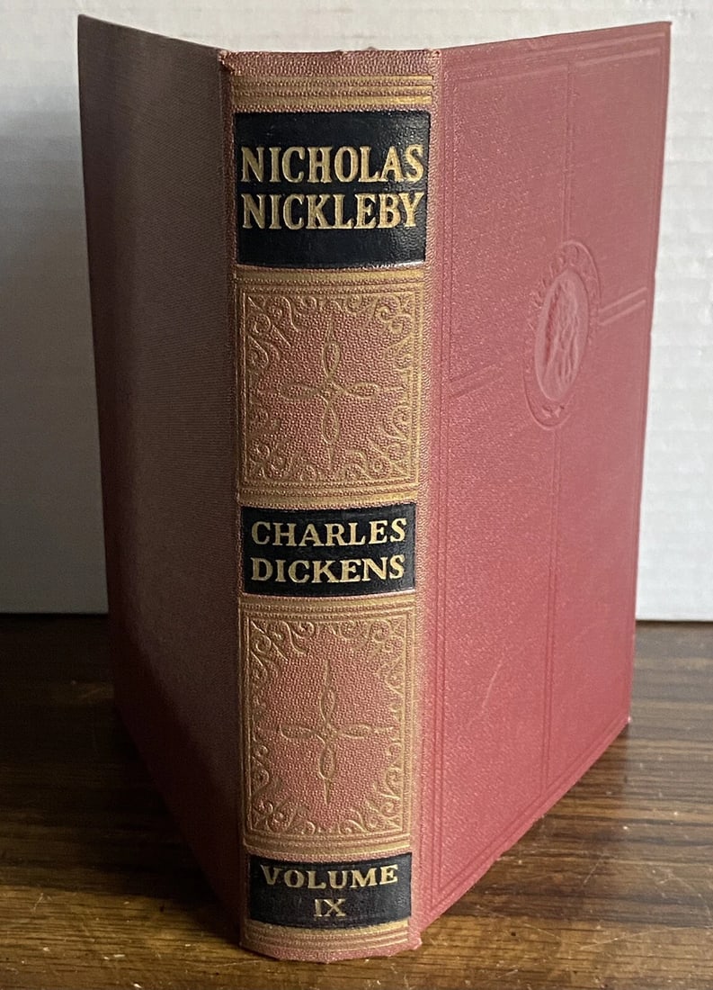 Nicholas Nickleby Cleartype Edition Books Inc HC 1930’s V Good: THE WORKS OF CHARLES DICKENS With Illustrations Cleartype Edtion Nicholas Nickleby by Charles DickensBooks, Inc. New York 779 pagesApprox. 1930's, undated.Hardcover with embossed image of Dickens to f