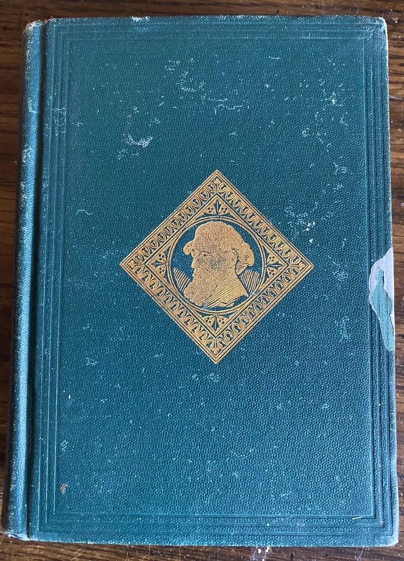 Dickens' Works Illustrated Barnaby Rudge, Hard Times 1875 HC James R.Osgood Ill.: Dicken’s Works Illustrated Barnaby Rudge, Hard Times. Published by James R. Os good and Co. Boston 1875 Hardcover Green cloth boards with embossed design to front & back covers, gilt image of Di