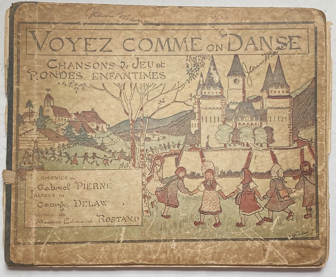 Gabriel Pierne Voyez Comme on Danse Chansons De Jeu et RondesEnfantines Signed: Gabriel Pierne Voyez Comme on Danse Chansons De Jeu et RondesEnfantines Signed. Signed by Gabriel Pierne, inscription “Pour Ned petites amis Jean Rt Maurice Rostand”. Covers and pages deta
