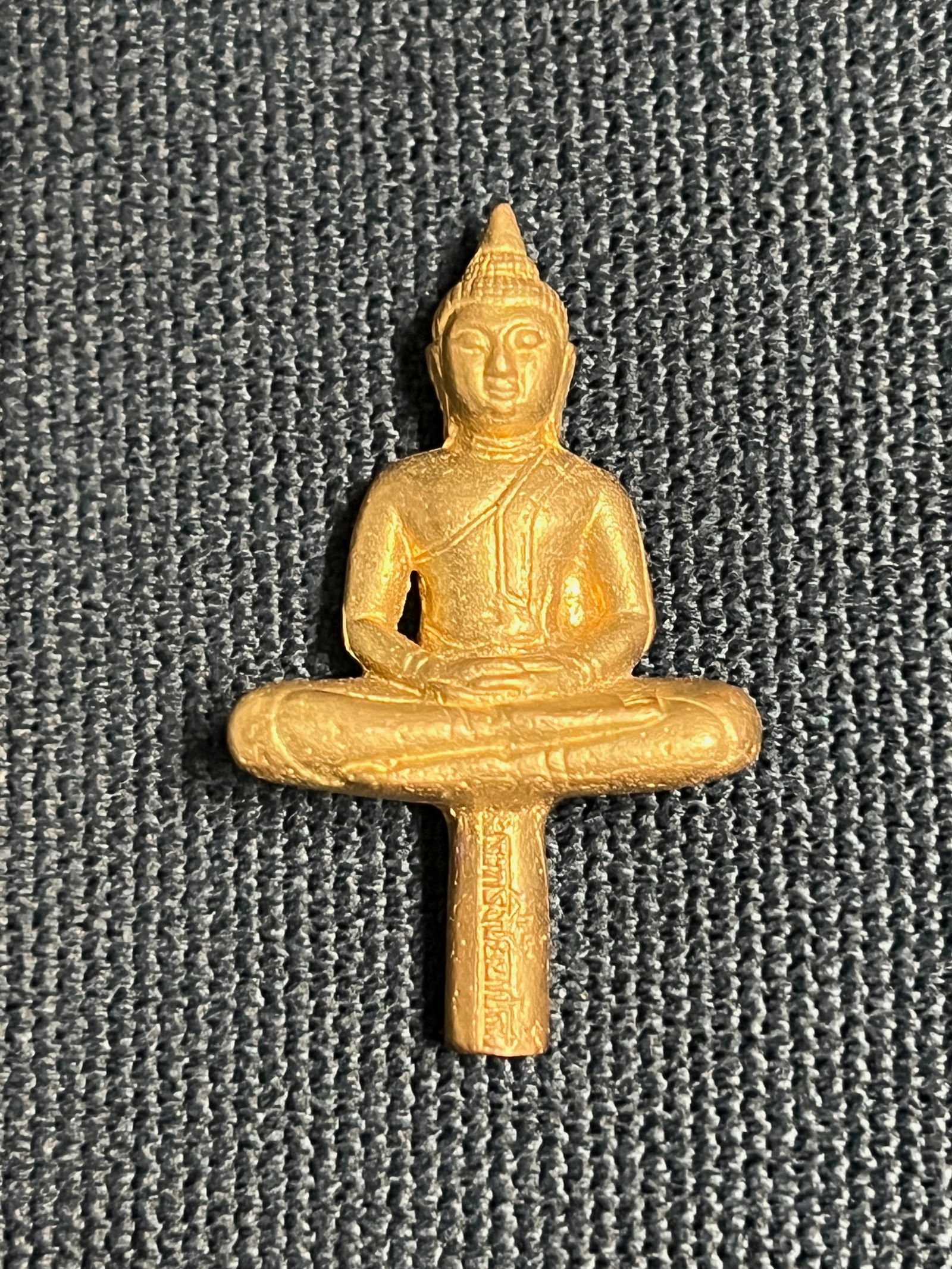Sputheast Asian Brozne Buddha Amulet with Case - 6