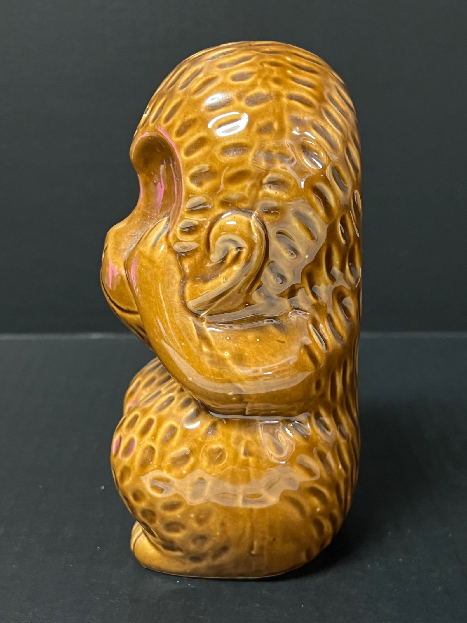Ceramic Monkey See No Evil Statue - 5