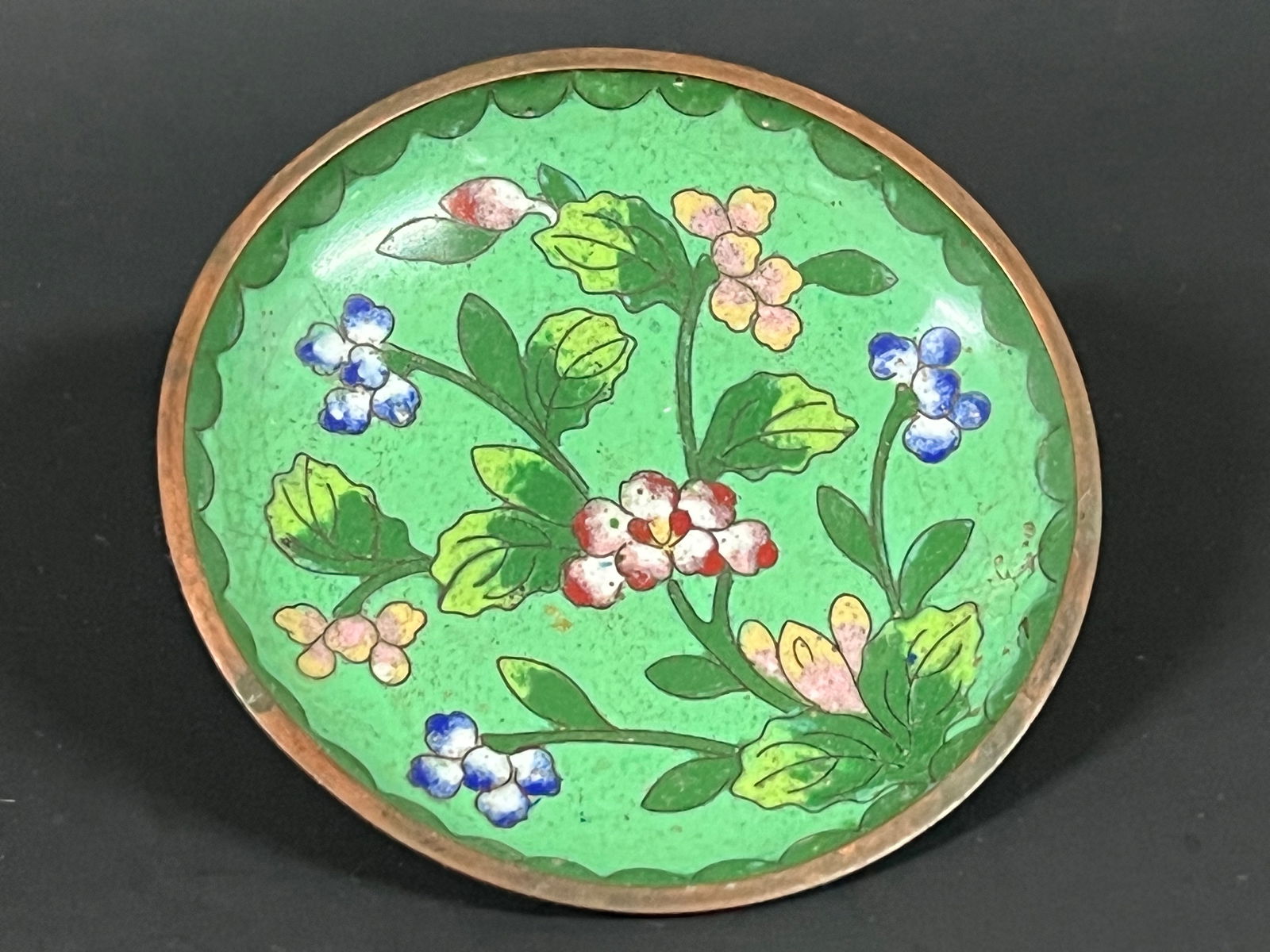 Chinese Cloisonne Saucer - 3