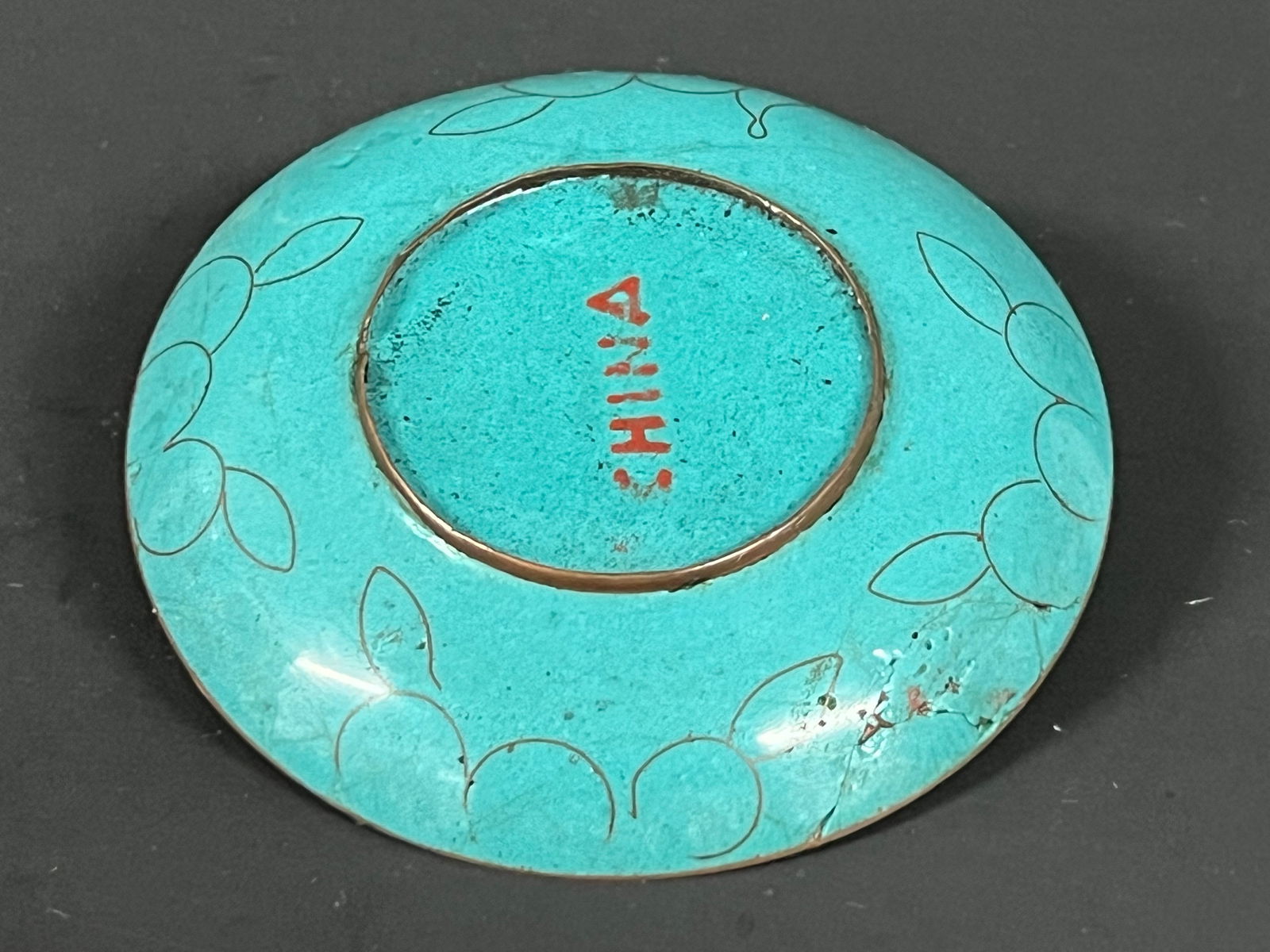 Chinese Cloisonne Saucer - 5