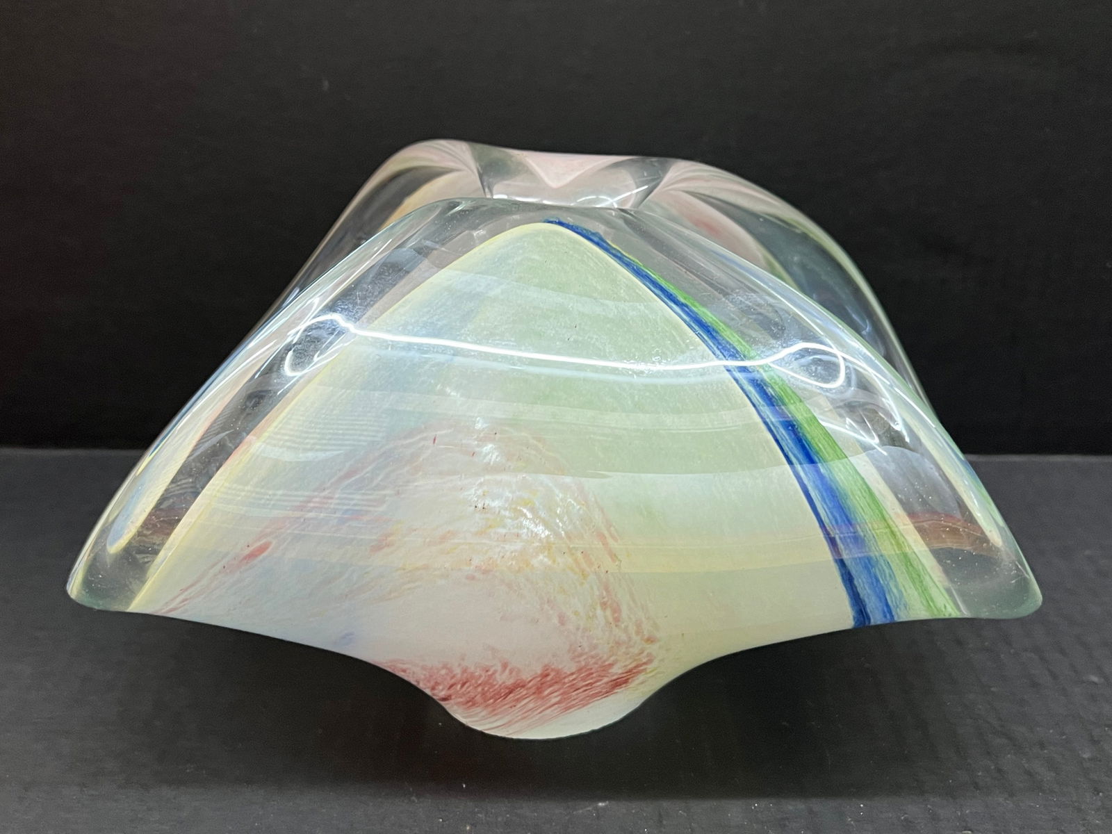 Vintage Art Glass Candy Dish - 4