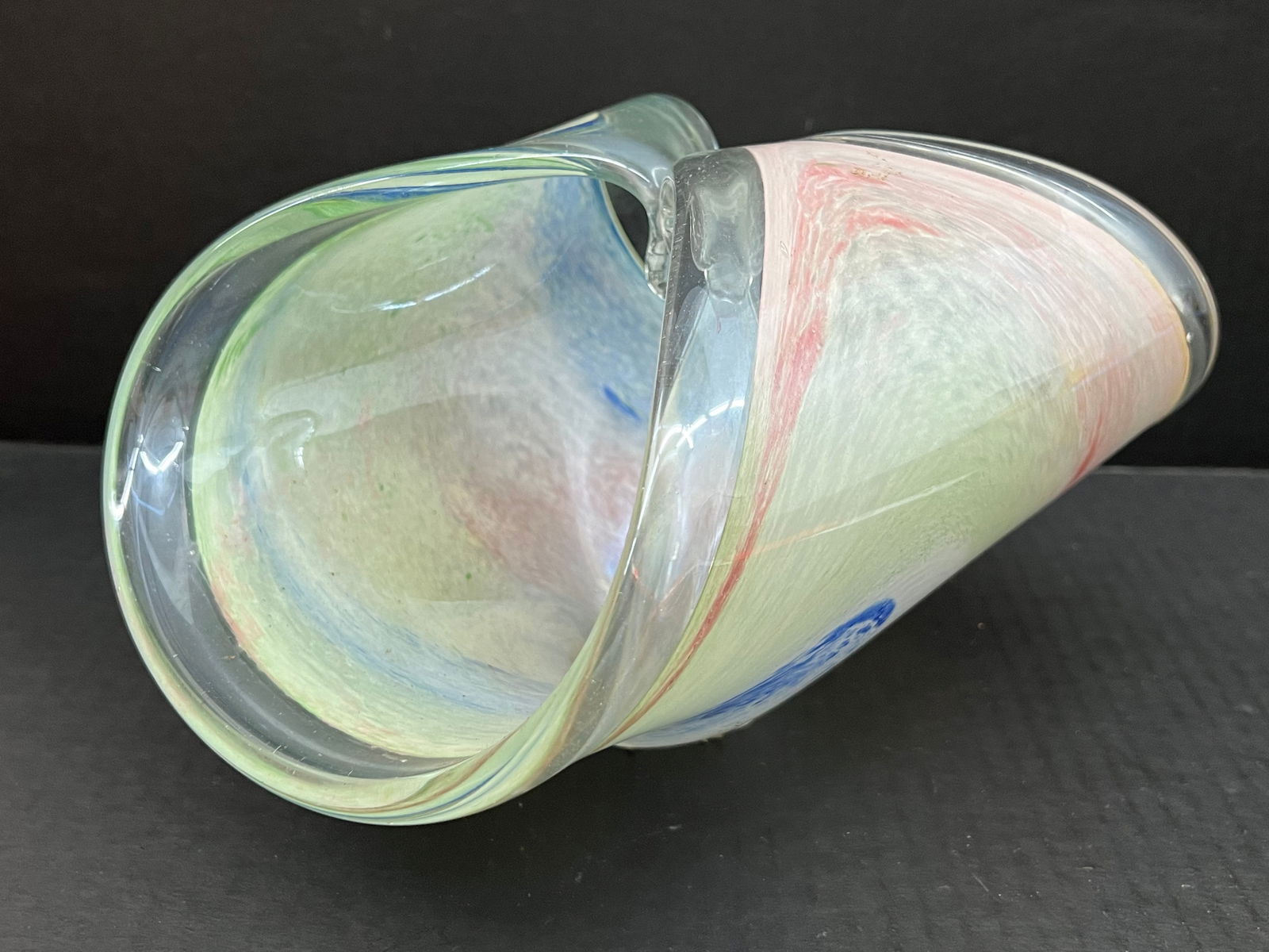 Vintage Art Glass Candy Dish - 8