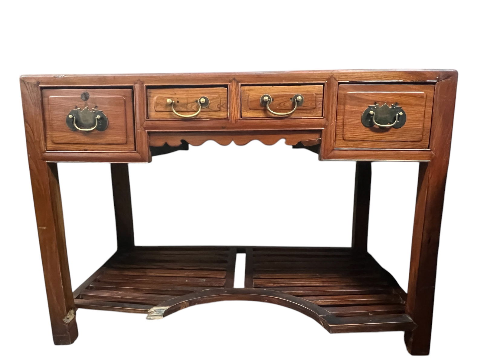 Chinese Carved Wood Desk (1 of 10)