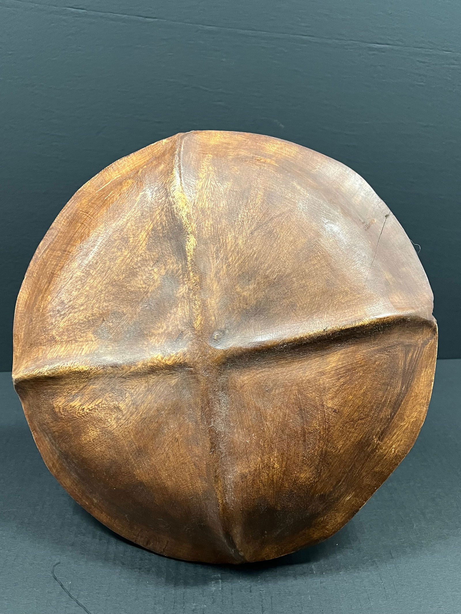 Large Carved Wood Mushroom Sculpture - 7