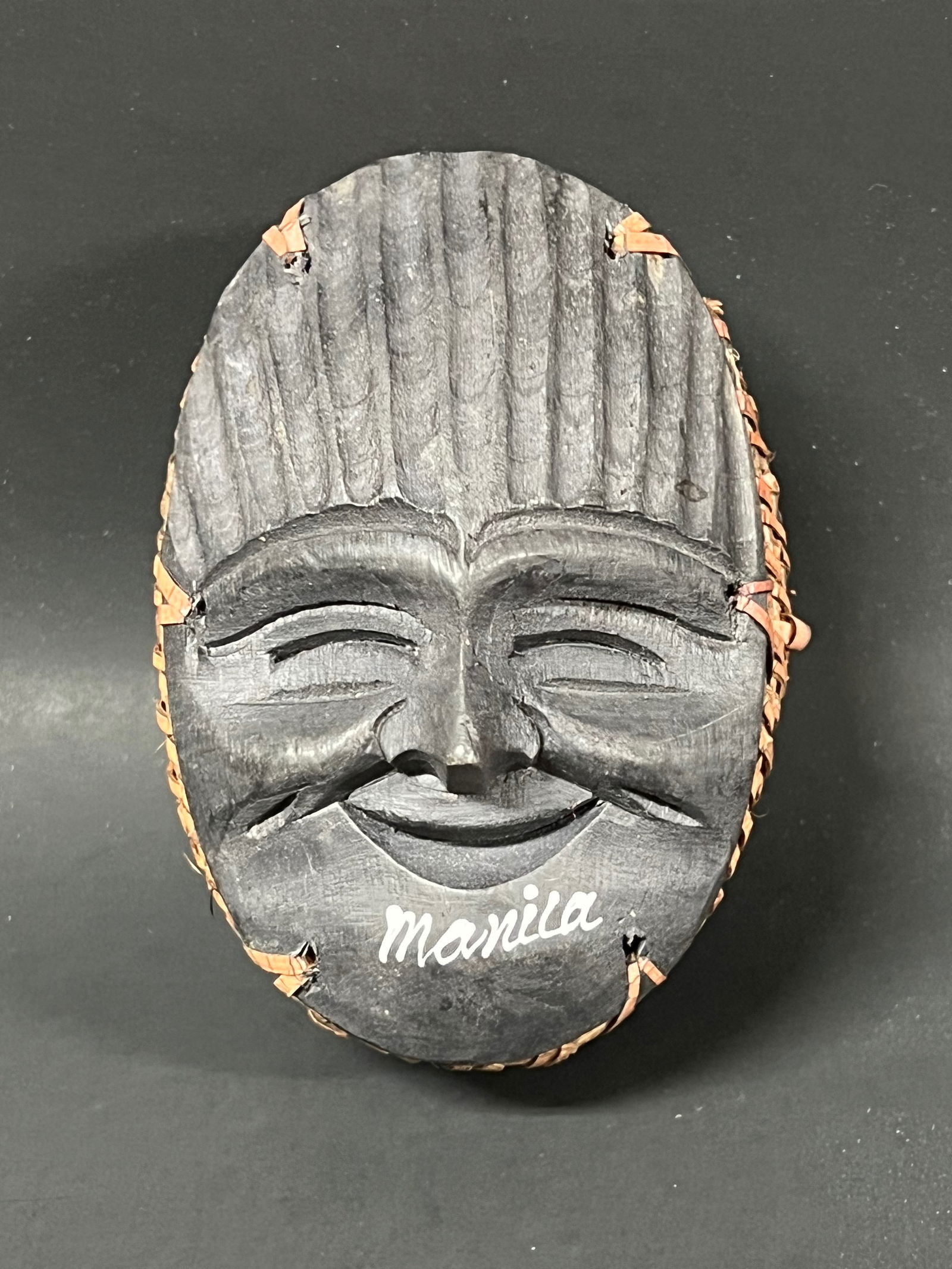 Carved Wood and Rattan Small Box: Title: Carved Wood and Rattan Small BoxDate/Period: Late 20th CenturyMaterials: WoodDescription: Carved Wood and Rattan Small Box Reserve: $40.00 Shipping:Domestic: Flat-rate of $20.00 to