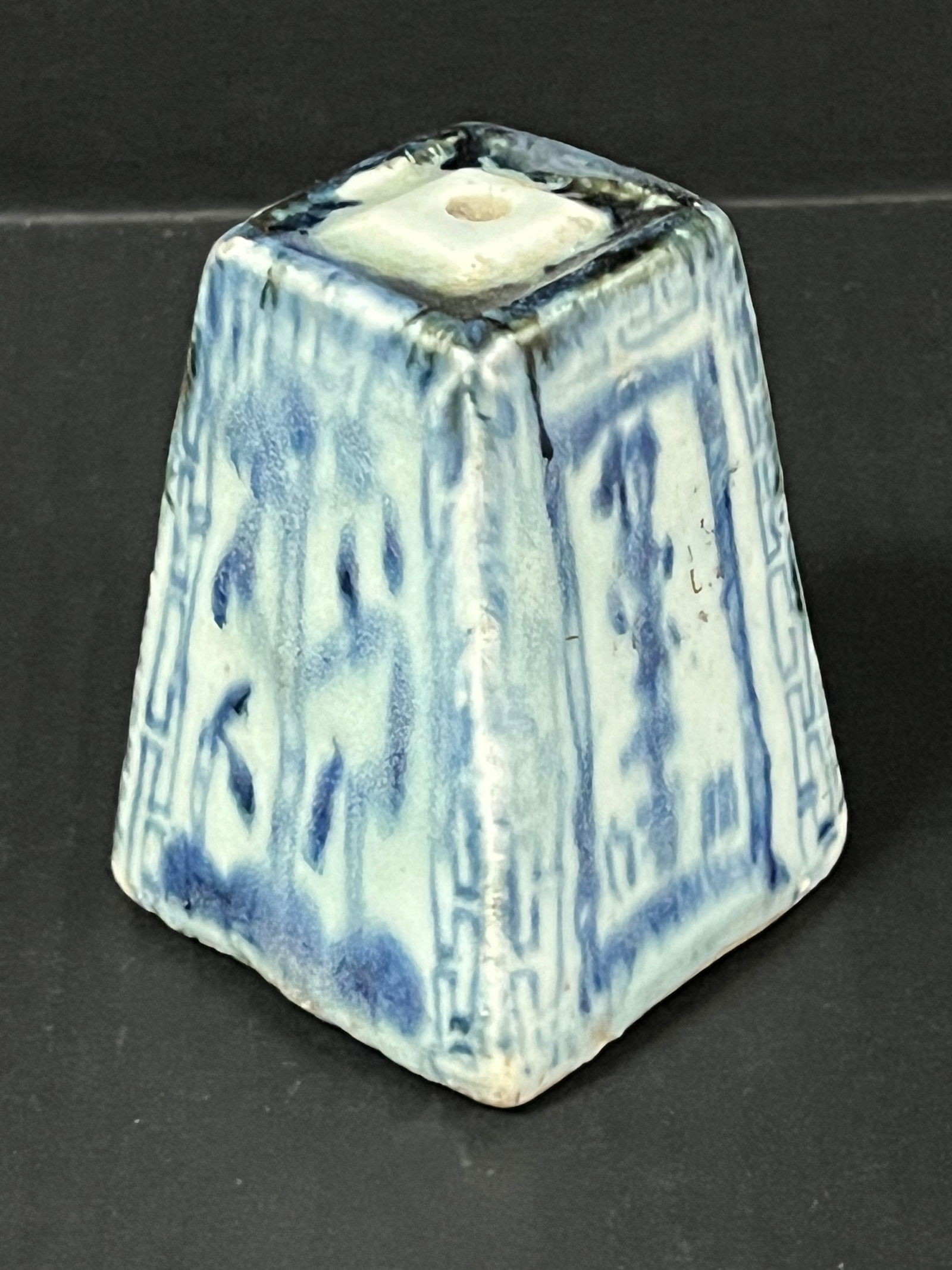 Chinese Porcelain Blue and White Incense Burner - 6