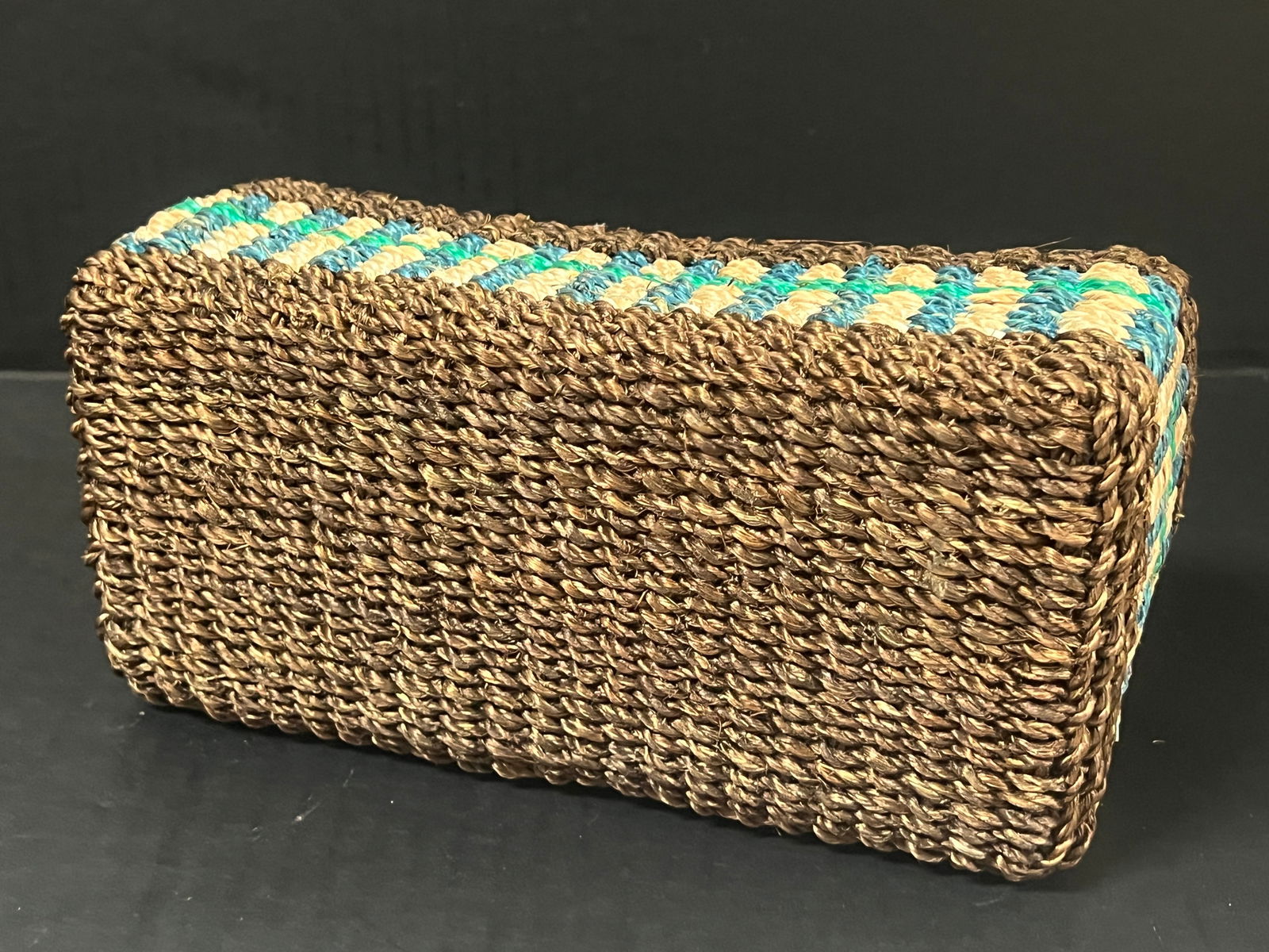 Hand Woven Natural Abaca Fiber Storatge Tray - 7