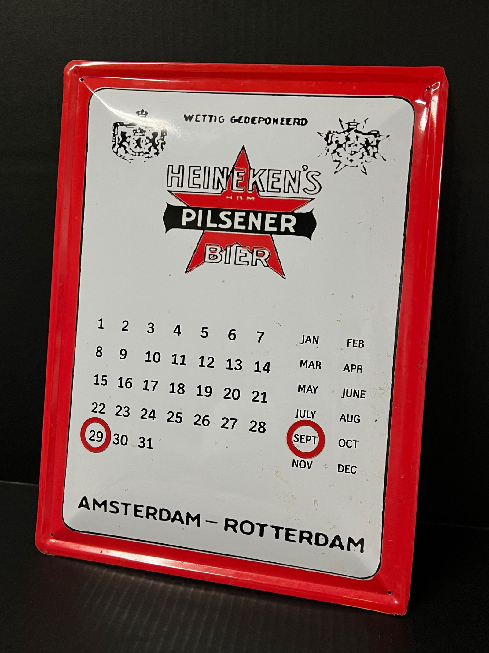 Heineken Wall Calendar Sign Board - 3