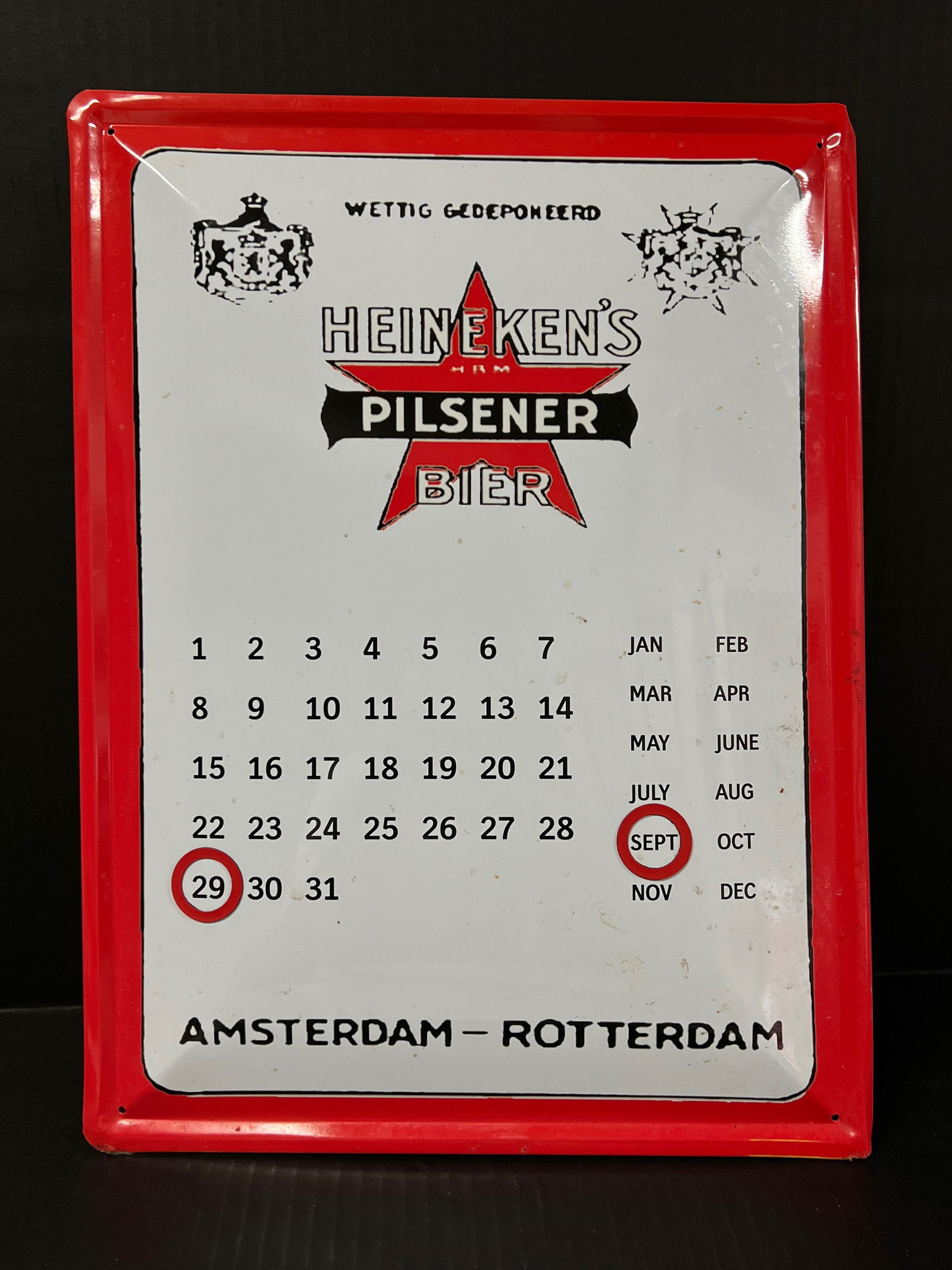 Heineken Wall Calendar Sign Board - 4