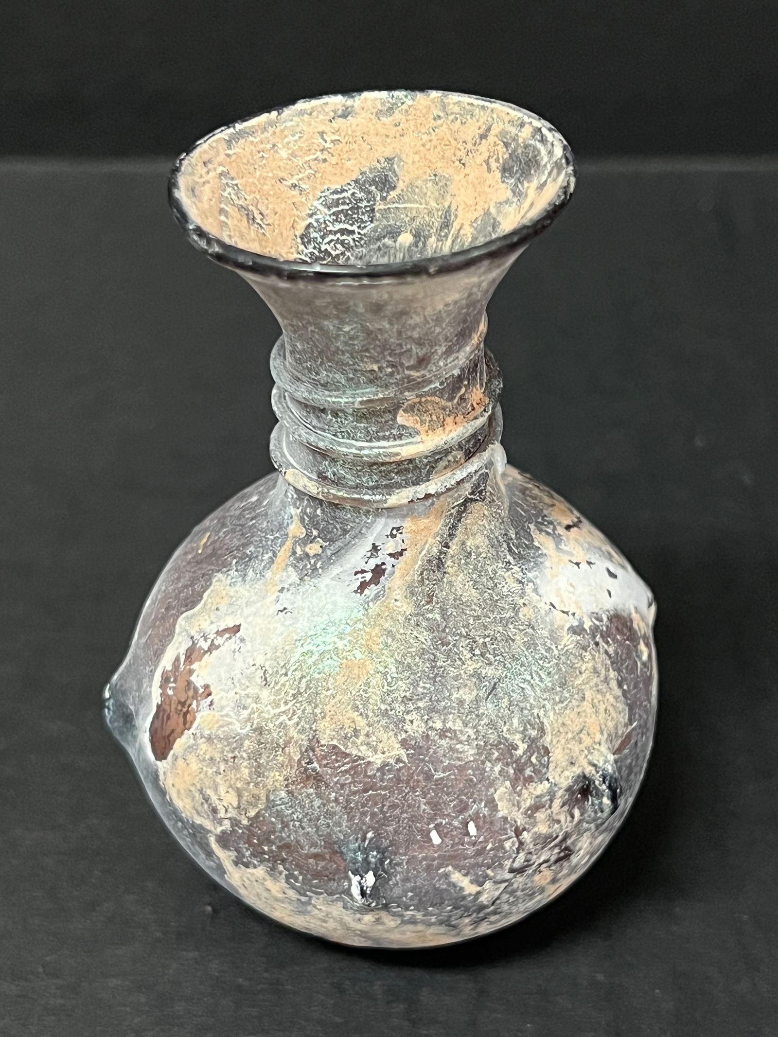 Roman Art Style Glass Bottle - 2