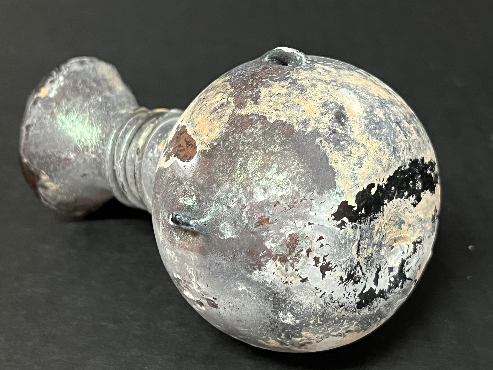 Roman Art Style Glass Bottle - 7
