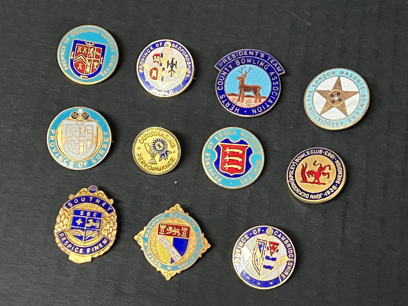 Vintage Assorted Sports Pin 11 Pcs. - 3