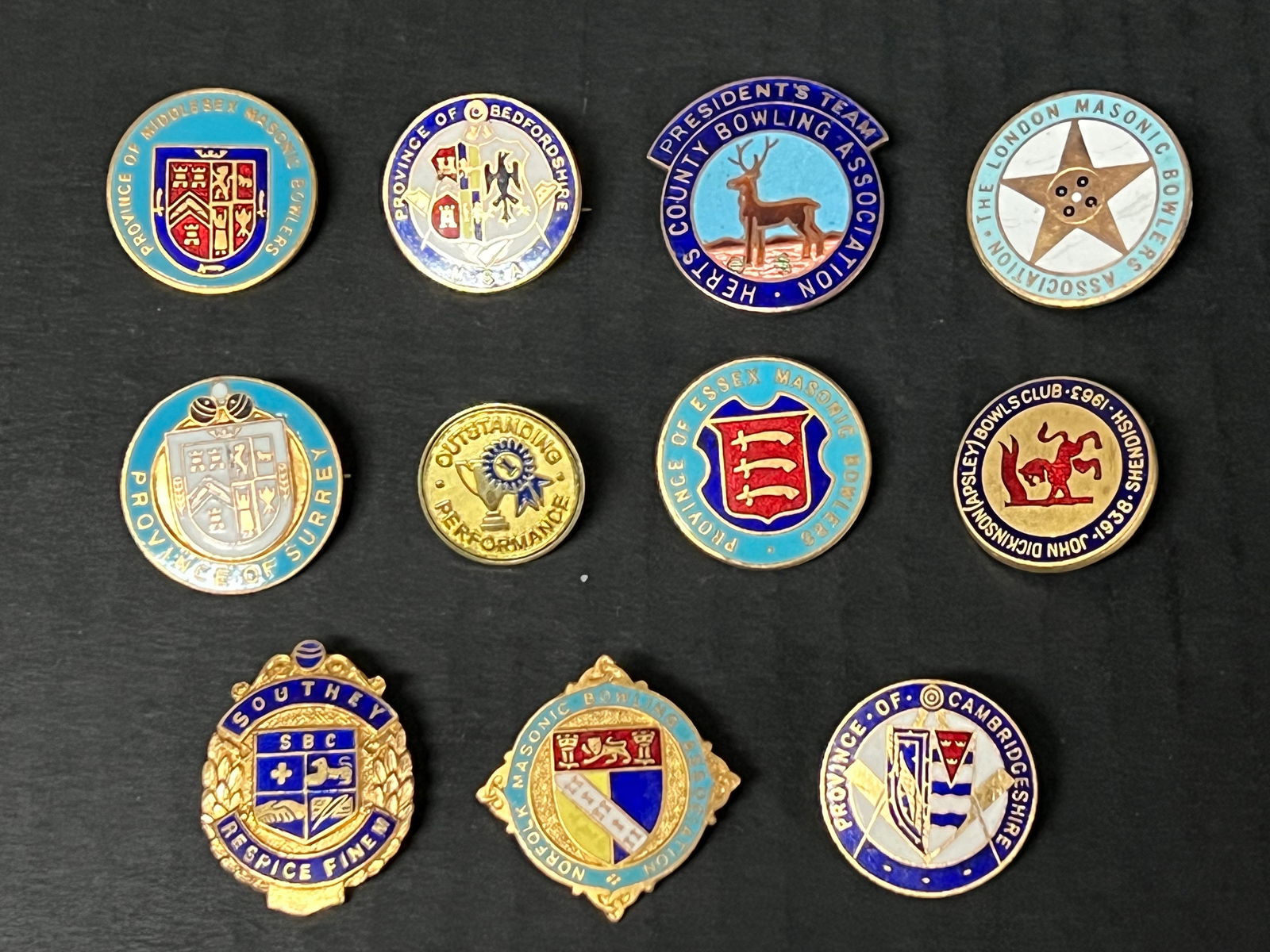 Vintage Assorted Sports Pin 11 Pcs. - 4