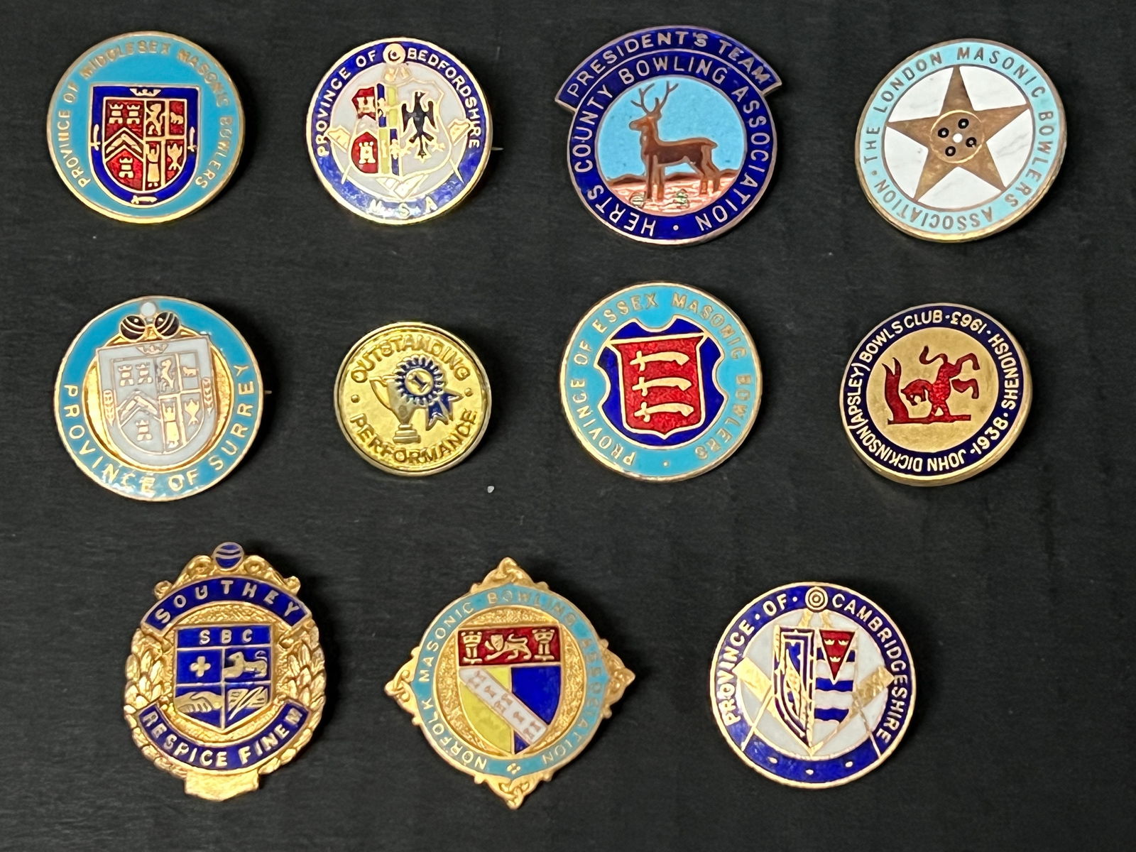 Vintage Assorted Sports Pin 11 Pcs. - 5