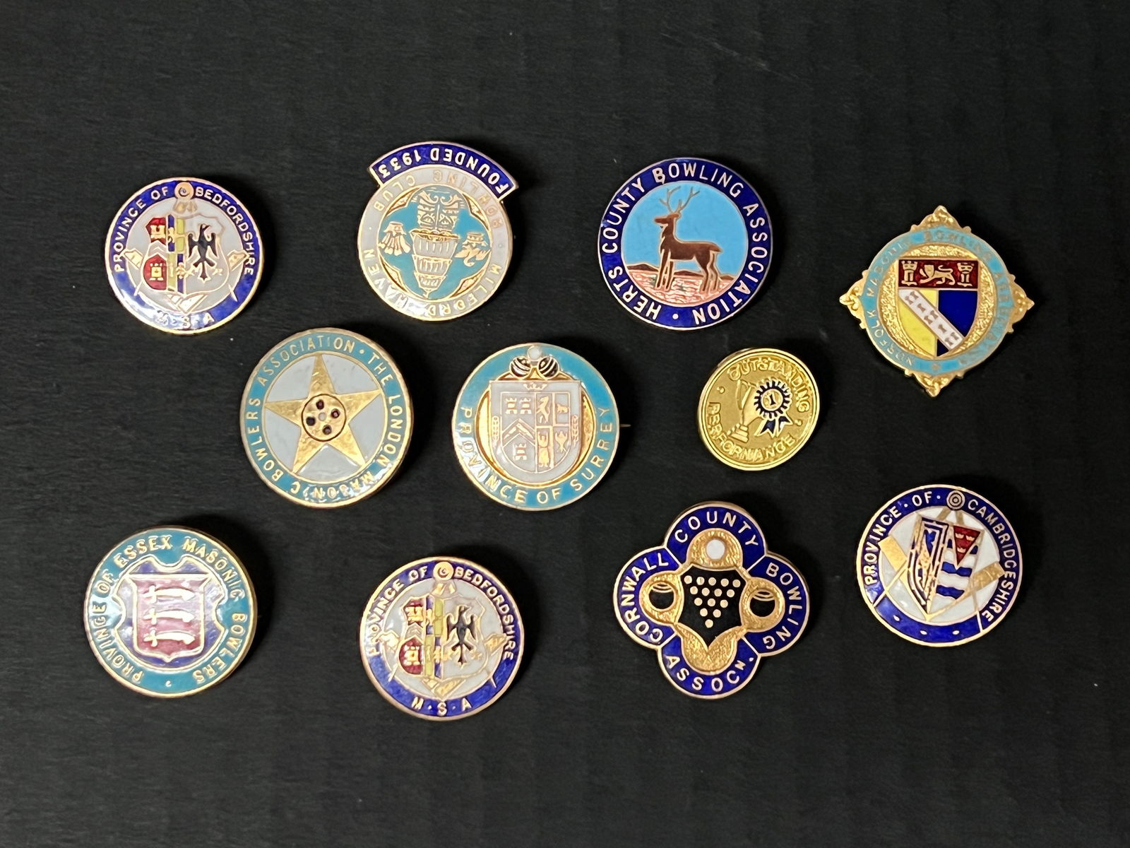 Vintage Assorted Sports Pin 11 Pcs. - 2