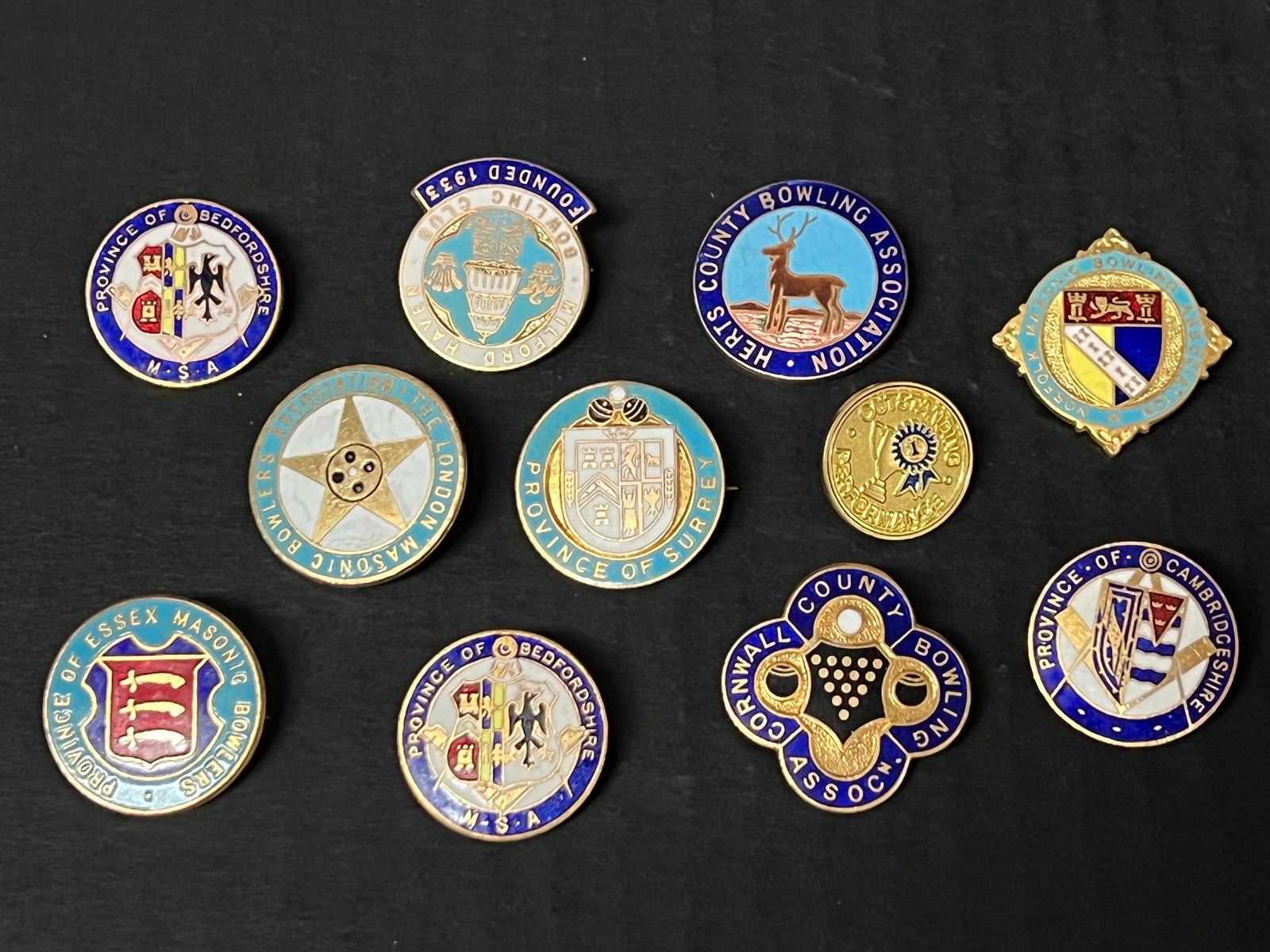 Vintage Assorted Sports Pin 11 Pcs. - 4