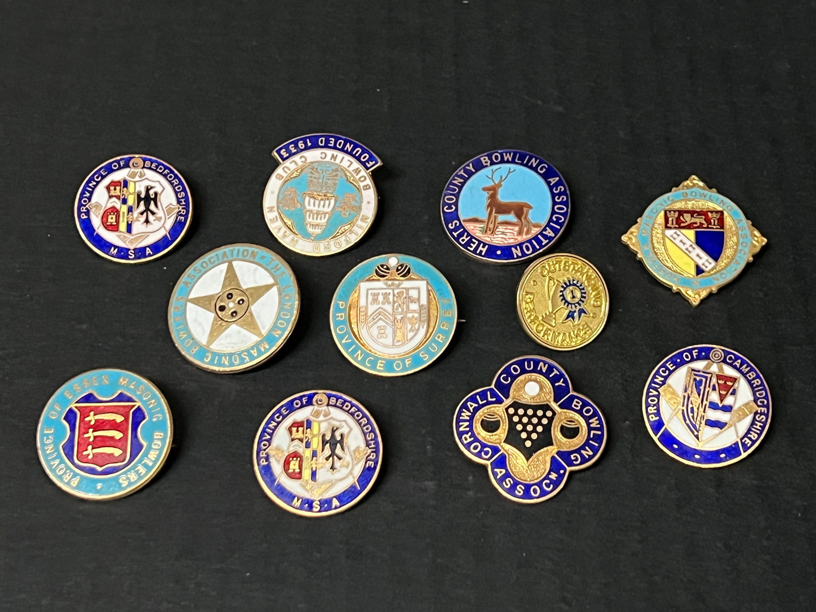 Vintage Assorted Sports Pin 11 Pcs. - 5