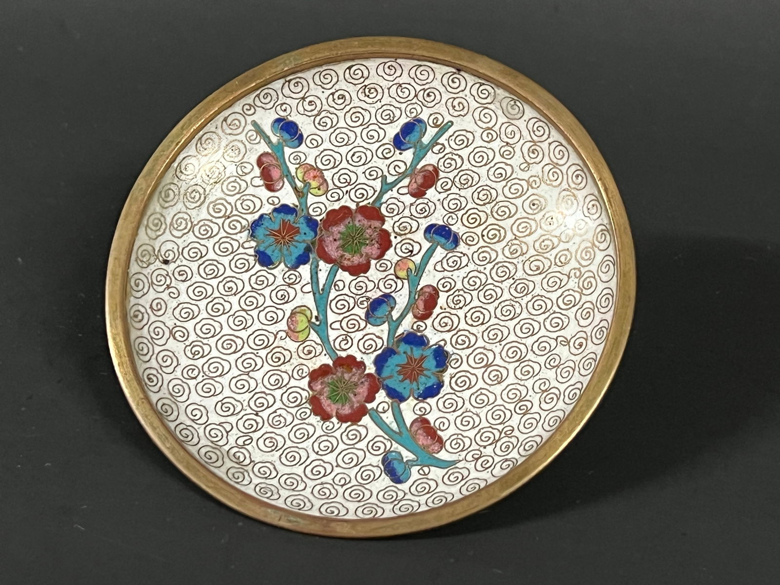 Chinese Cloisonne Saucer - 2