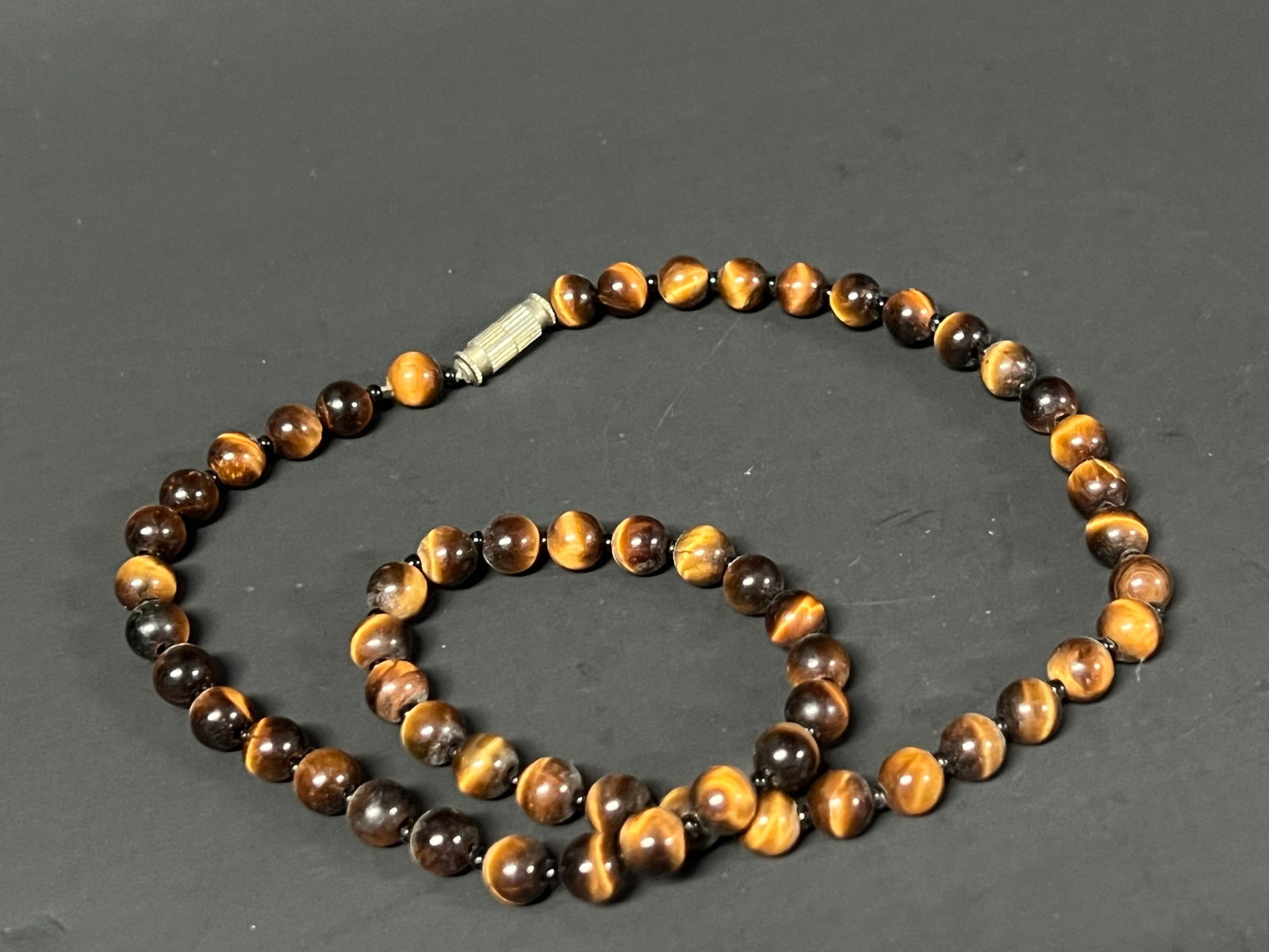 Tiger Eye Stone Necklace - 2