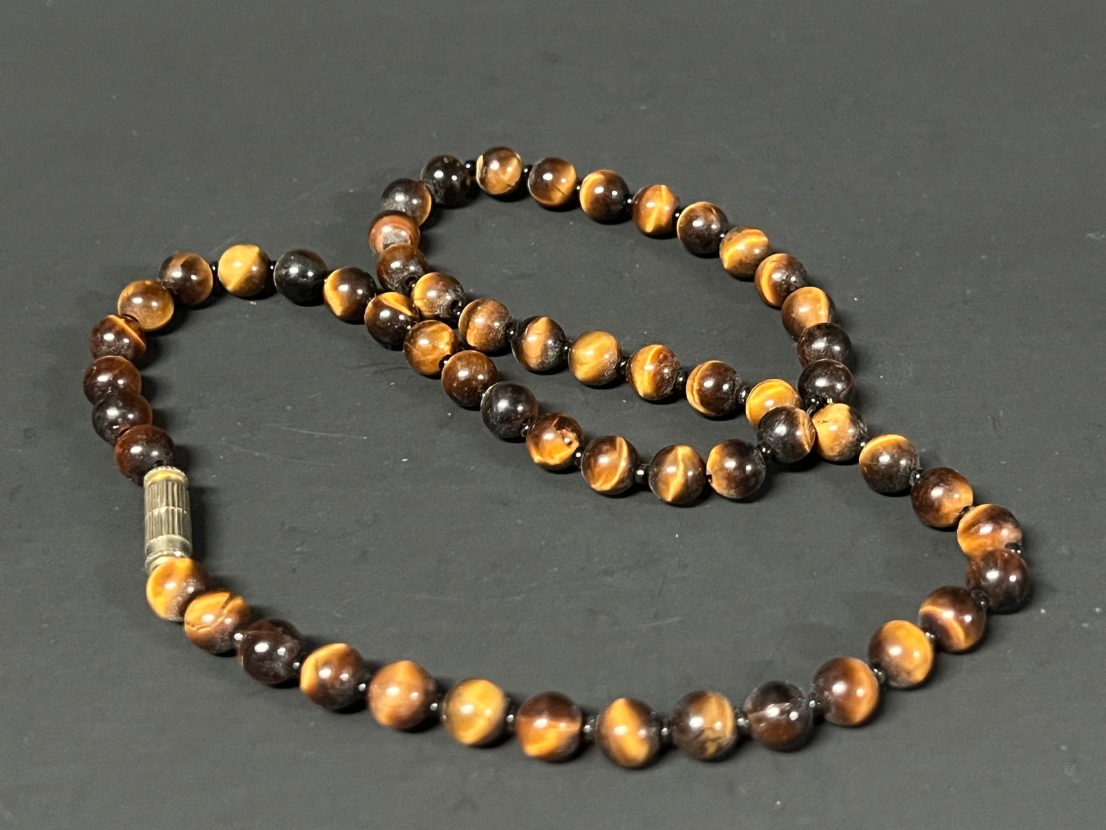 Tiger Eye Stone Necklace - 4