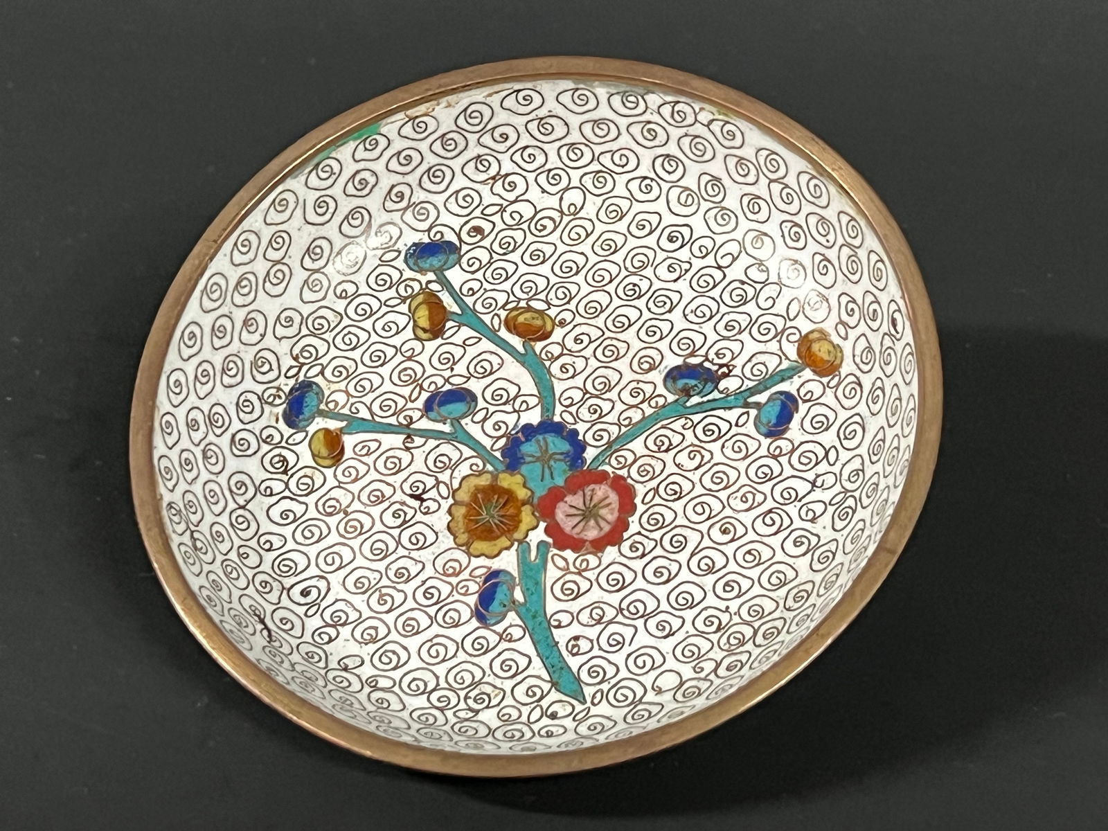 Chinese Cloisonne Saucer - 2